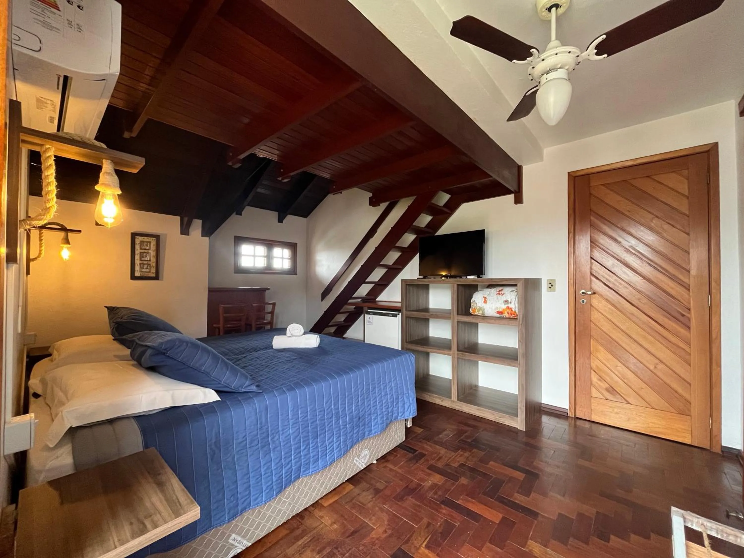 Bed in Pousada Canajurê