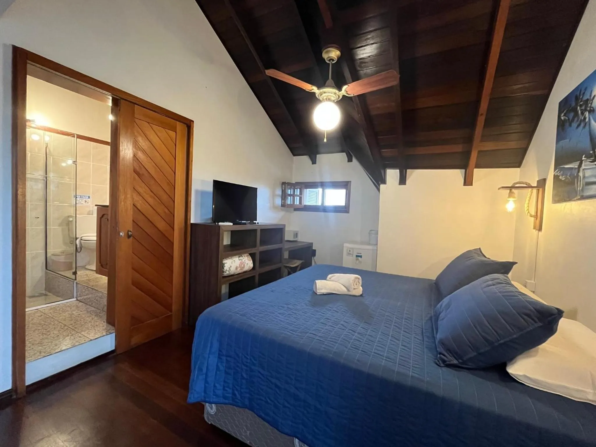 Bed in Pousada Canajurê