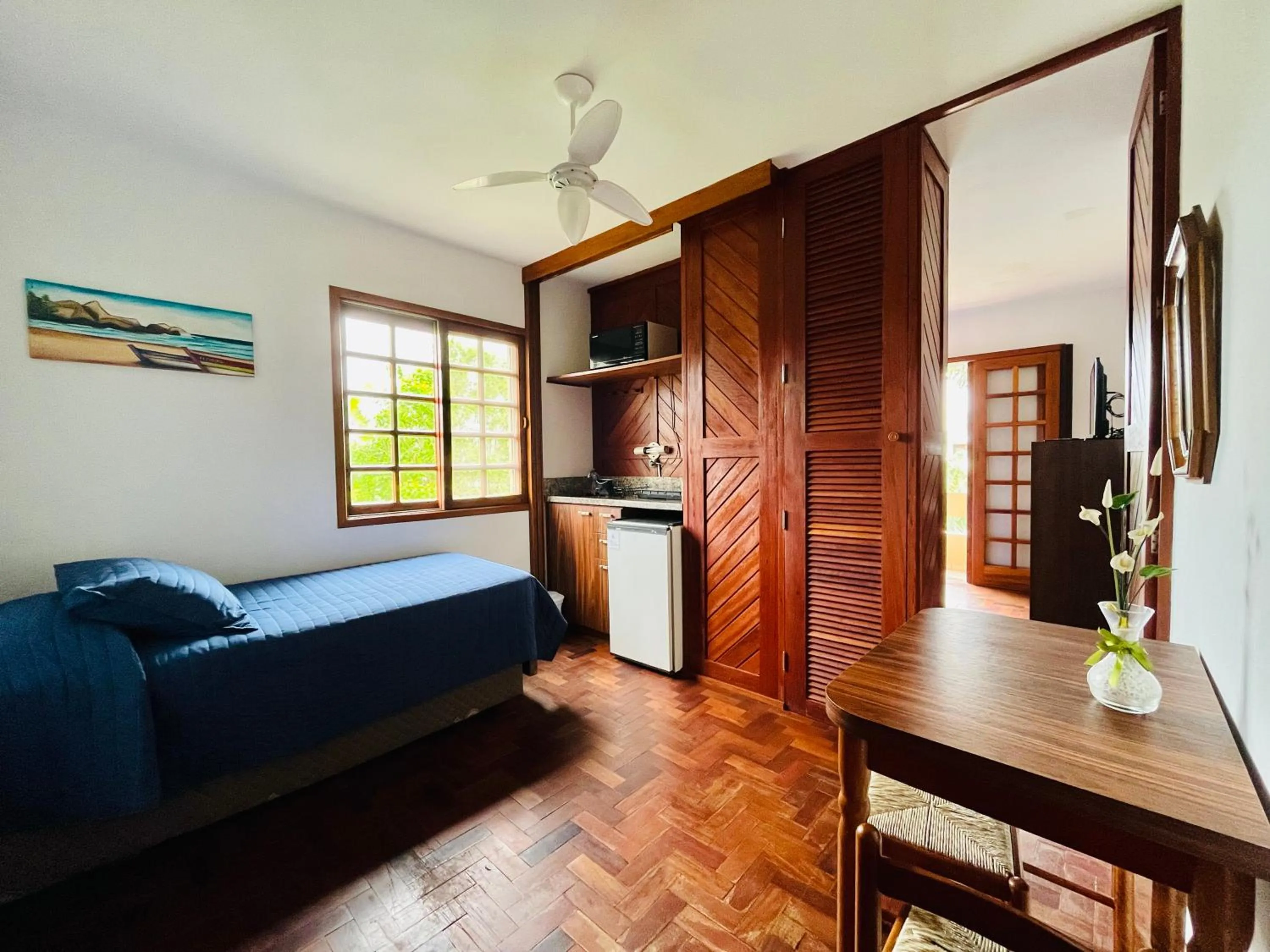 Bed in Pousada Canajurê