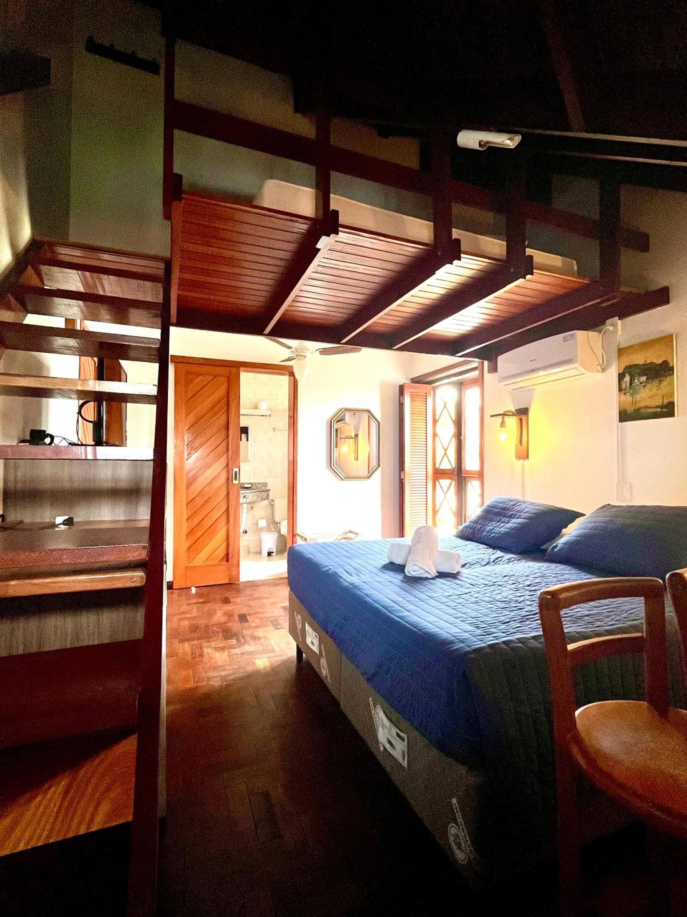 Bed in Pousada Canajurê