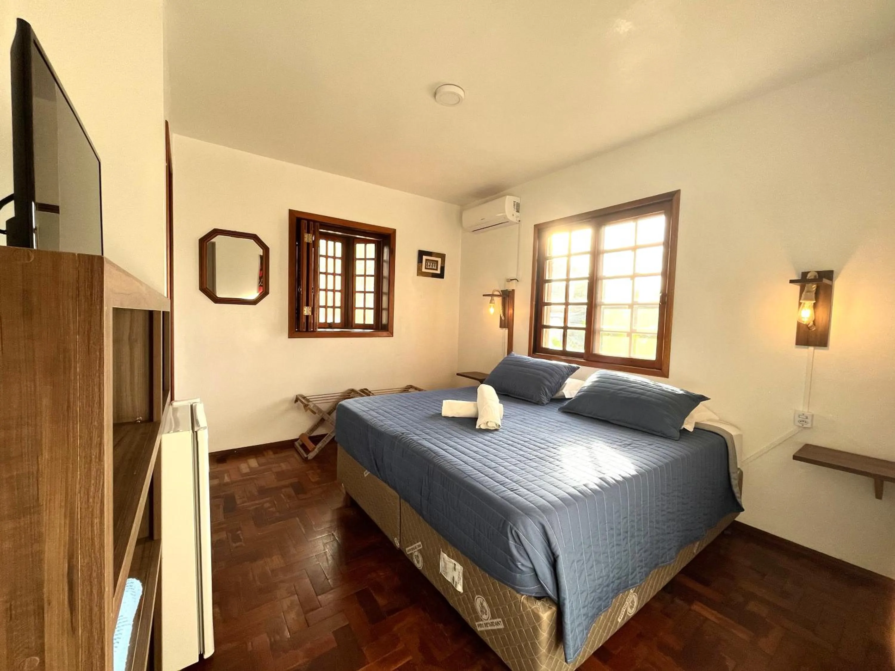 Bed in Pousada Canajurê