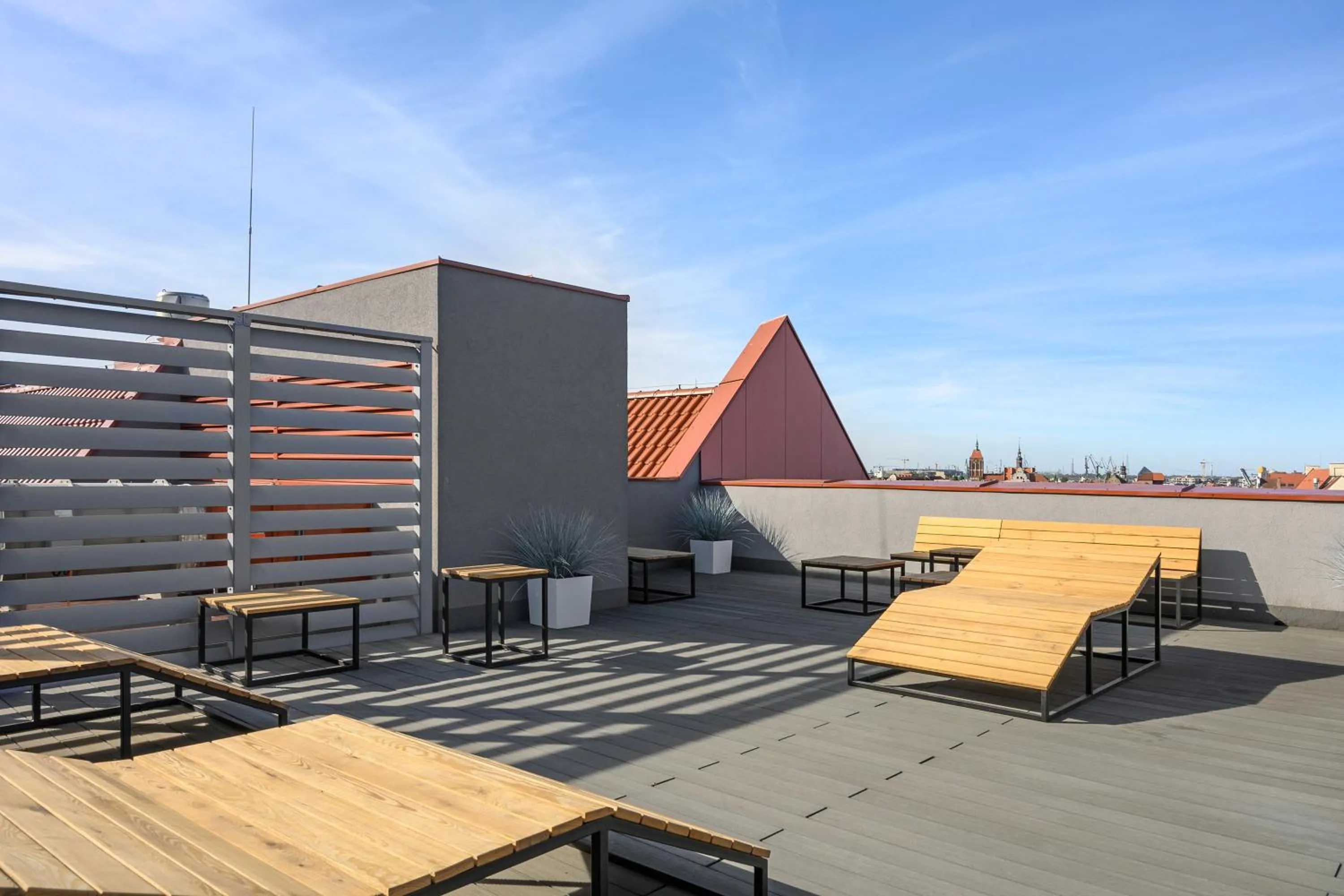 Balcony/Terrace in WaterLane Island Hostel&Apartments