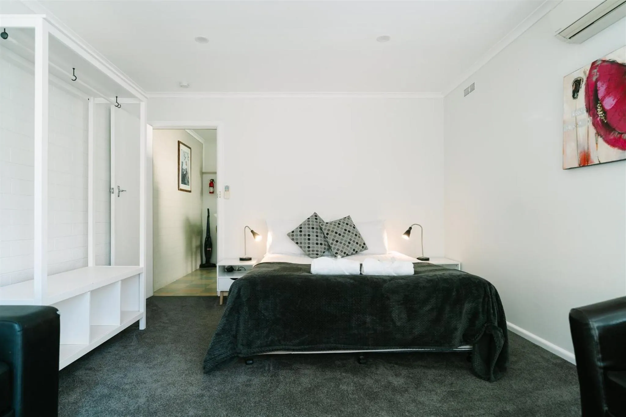 Bed in Alpine Riverside Cottages