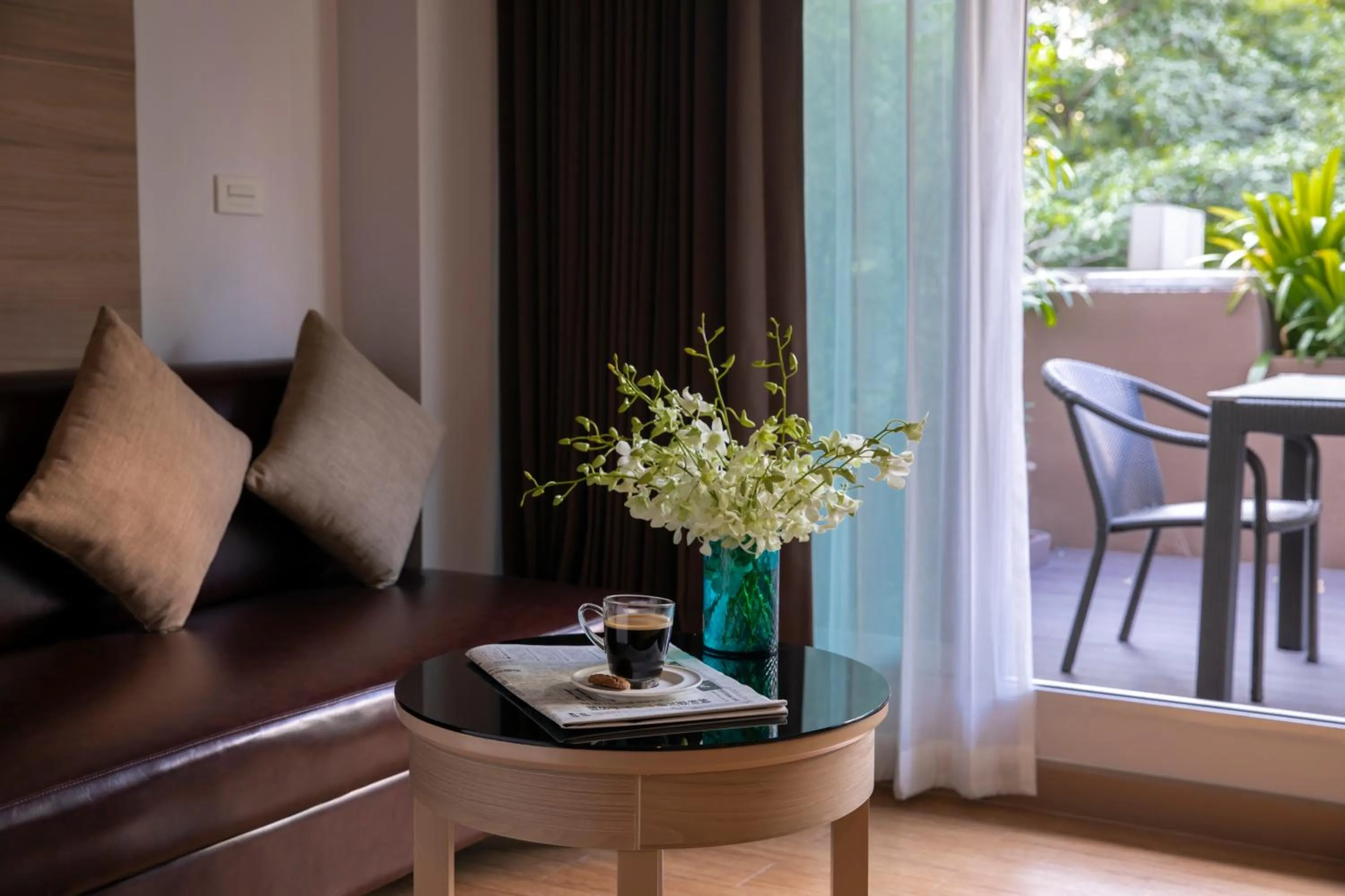 Living room in Adelphi Grande Sukhumvit