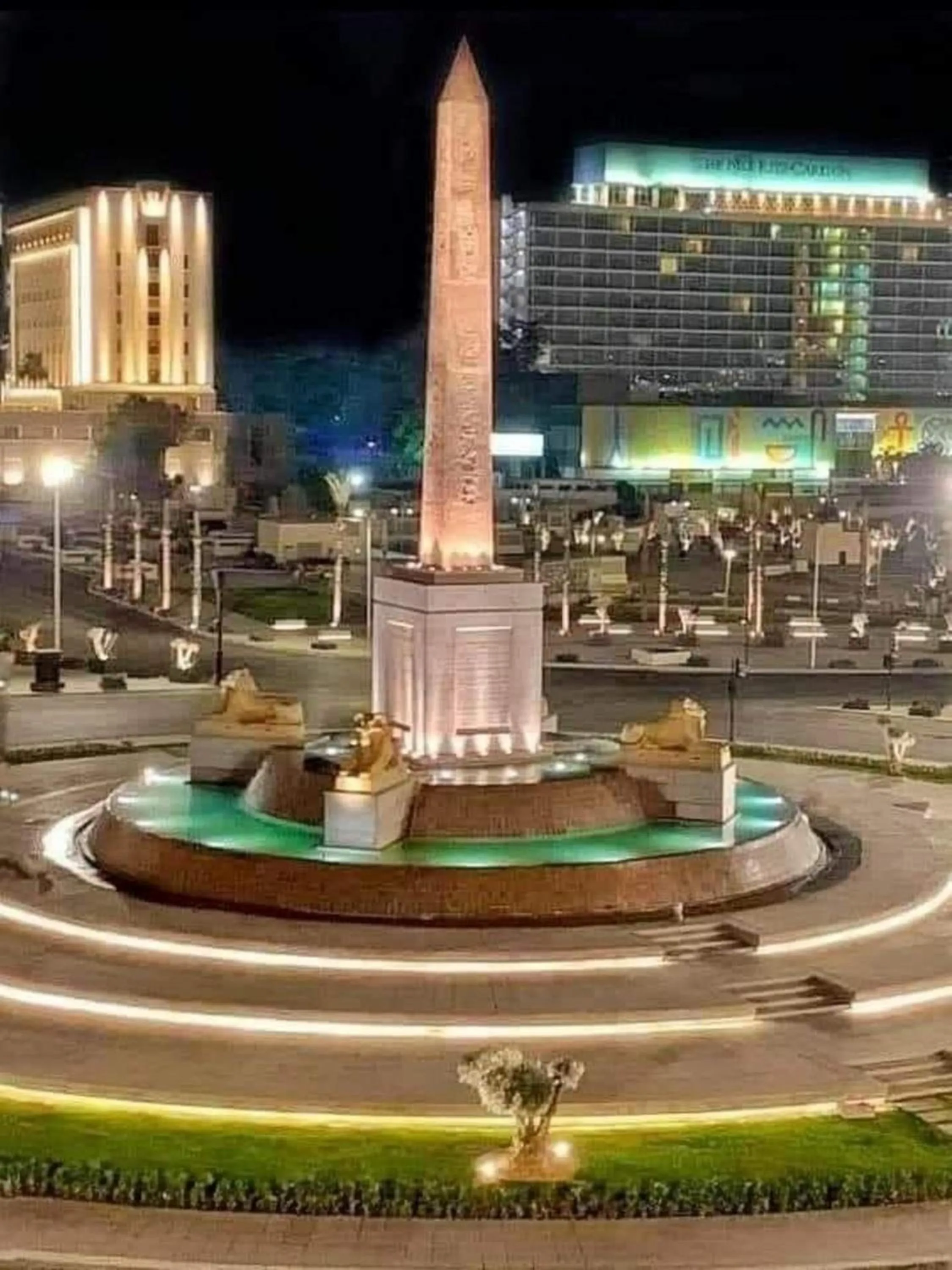 Nearby landmark in Tahrir Square Hostel