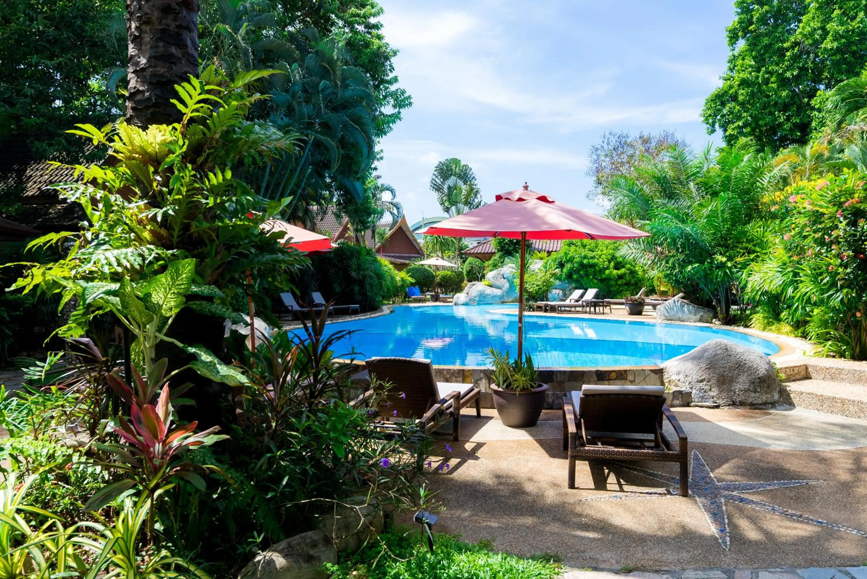 Swimming pool in Palm Garden Resort