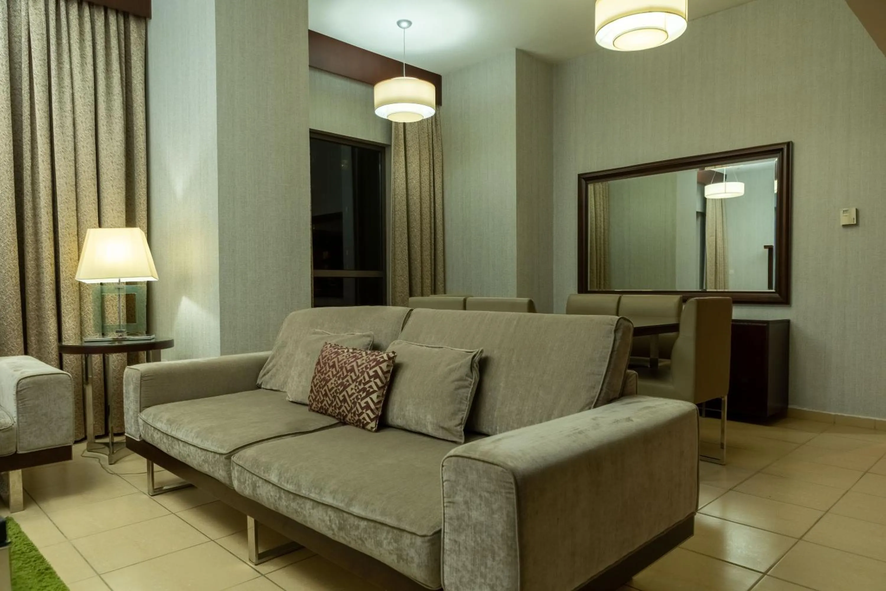 Seating area in SUHA JBR Hotel Apartments