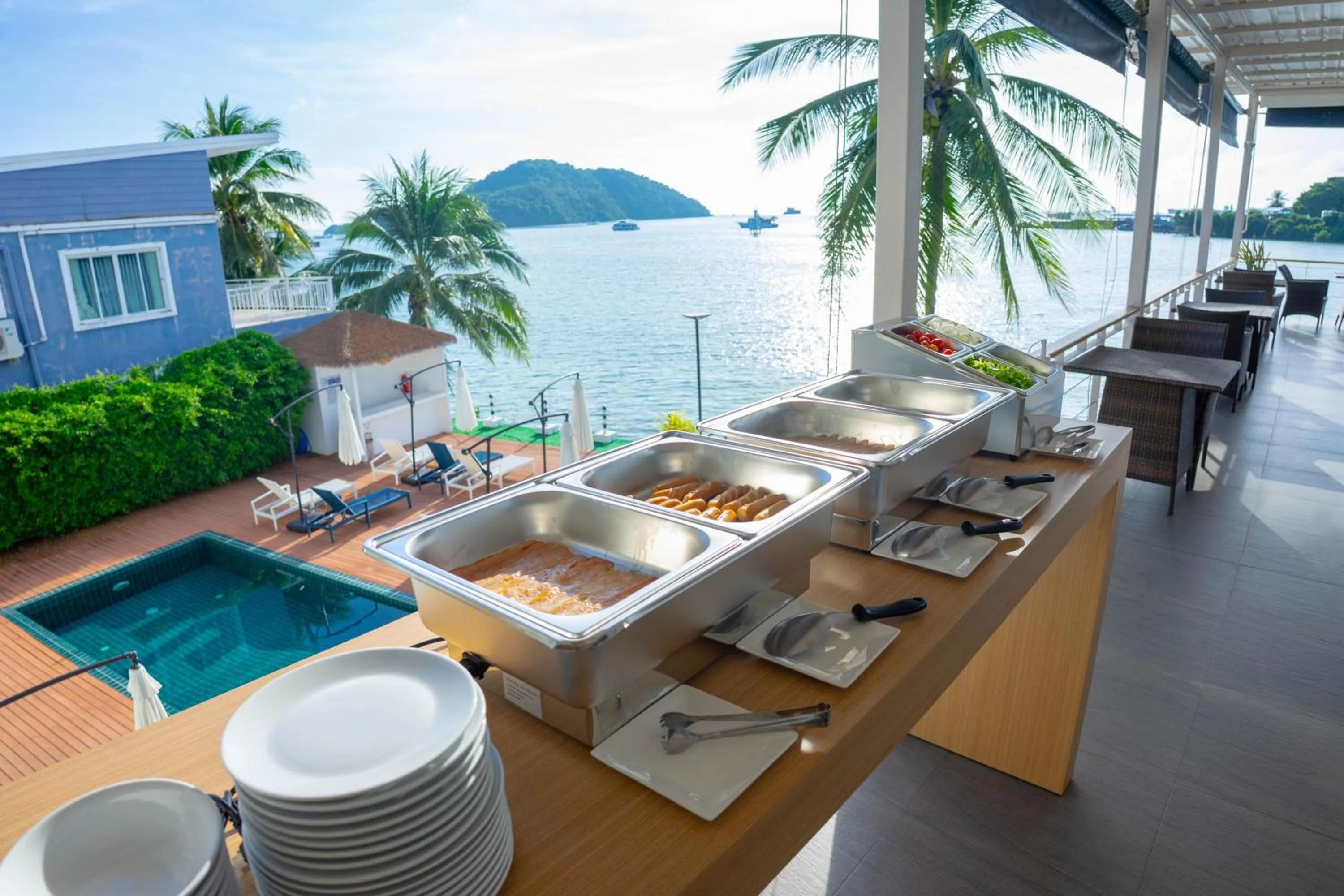 Breakfast in Phuket Boat Quay Hotel Panwa Beach