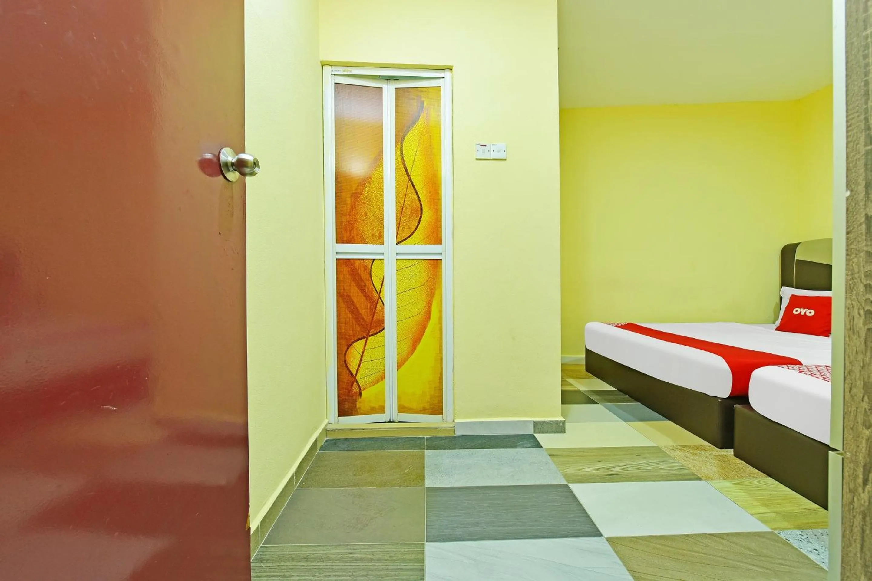 Bedroom, Bed in Hotel O Bamboo Inn