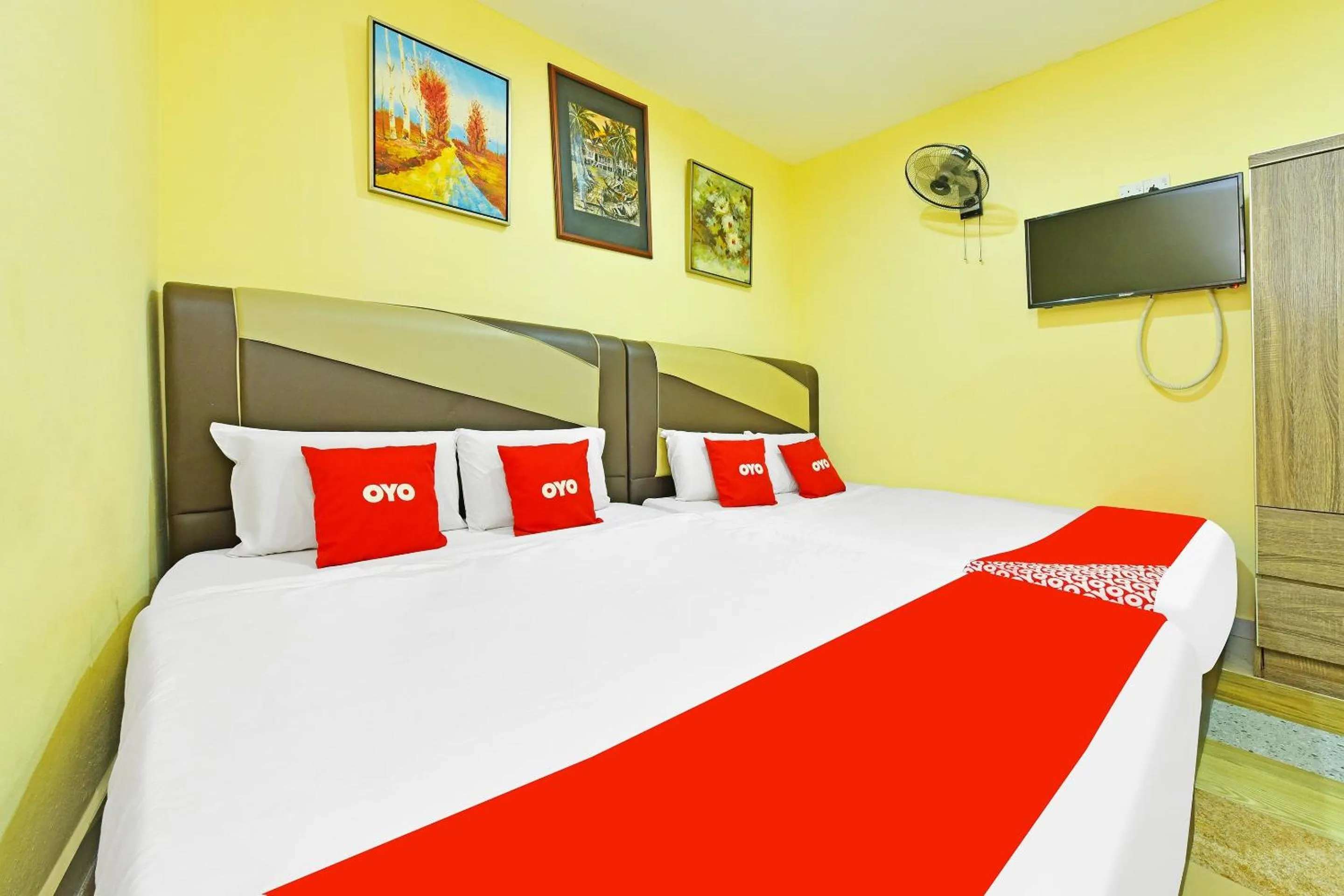 Bedroom, Bed in Hotel O Bamboo Inn