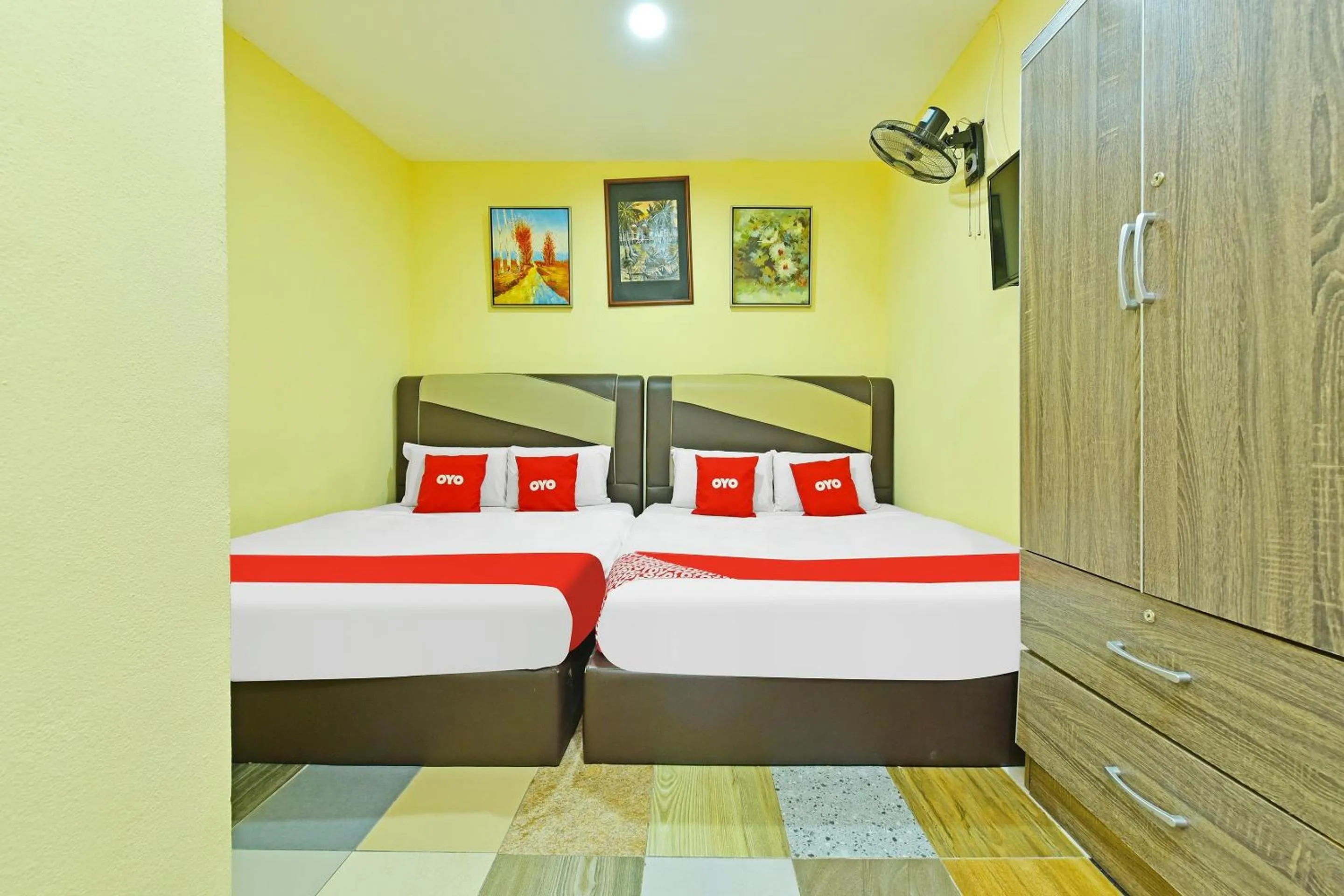 Bedroom, Bed in Hotel O Bamboo Inn