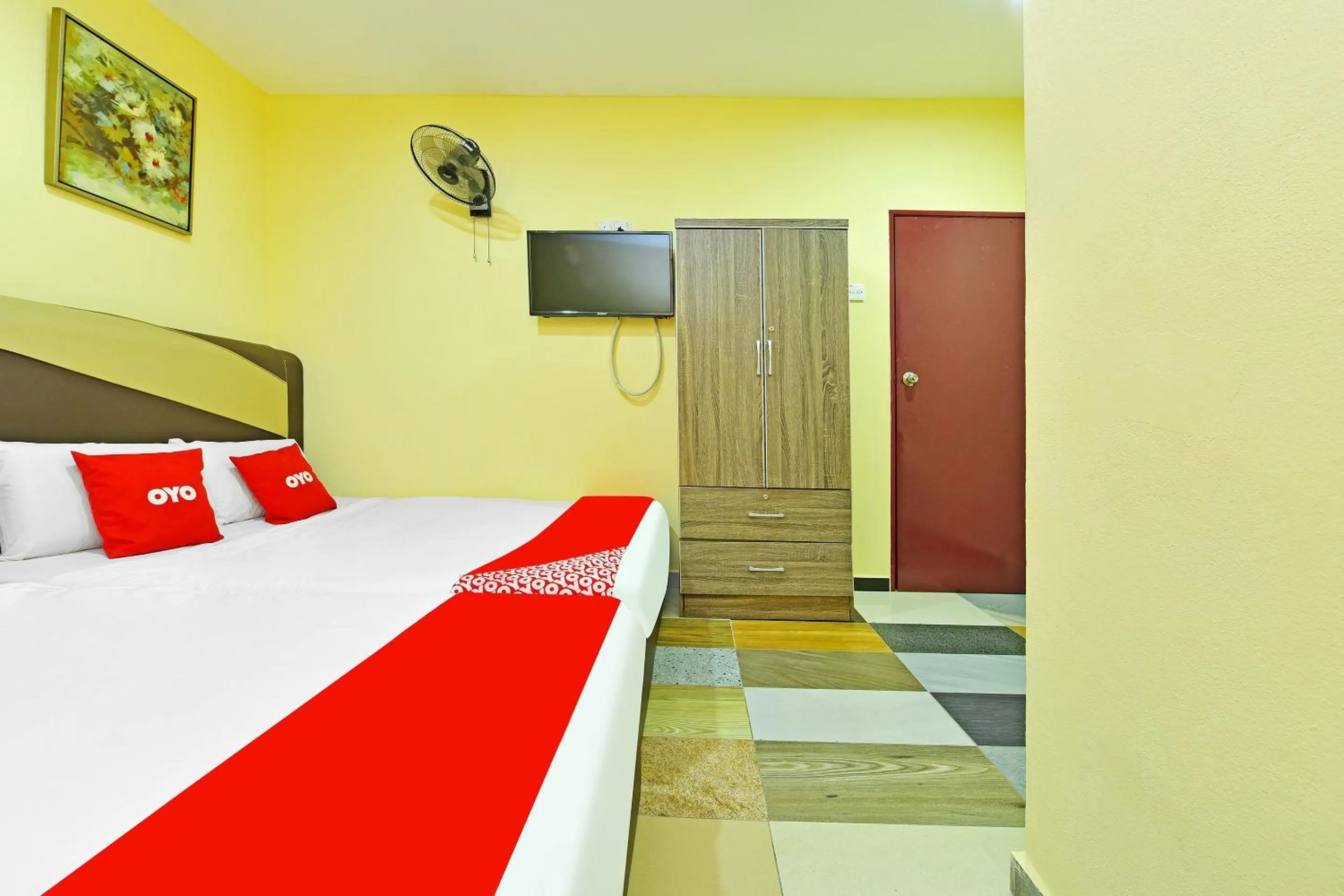 Bedroom, Bed in Hotel O Bamboo Inn