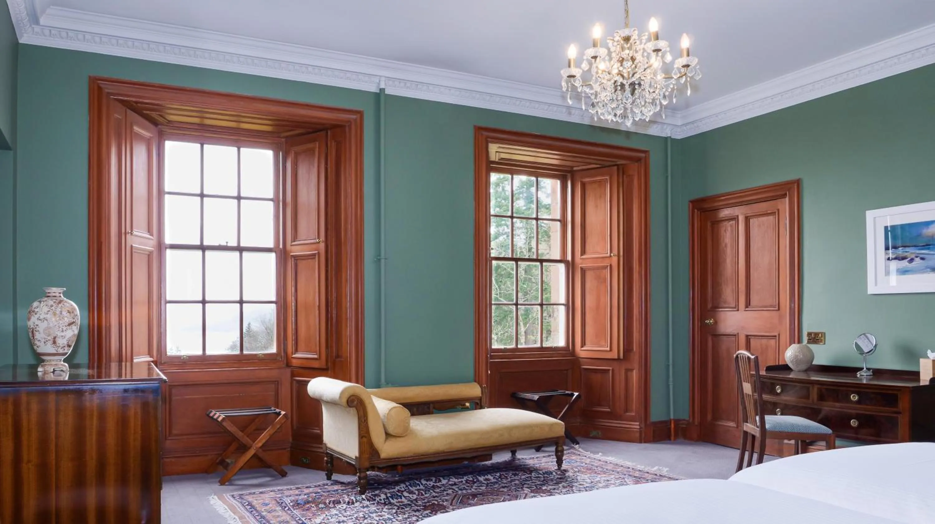 Bedroom, Bed in Glencoe House