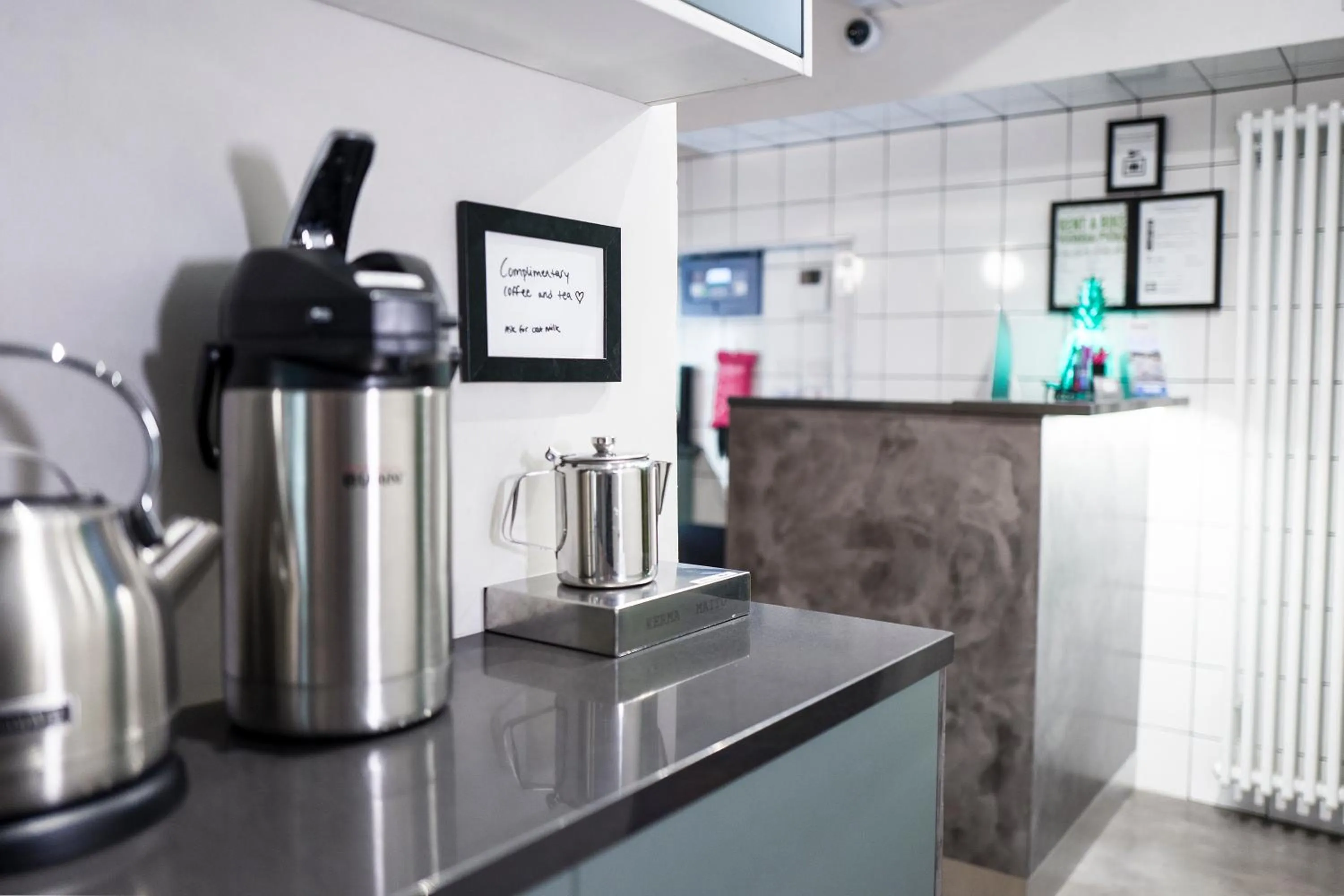 Coffee/tea facilities in Hotel Finn