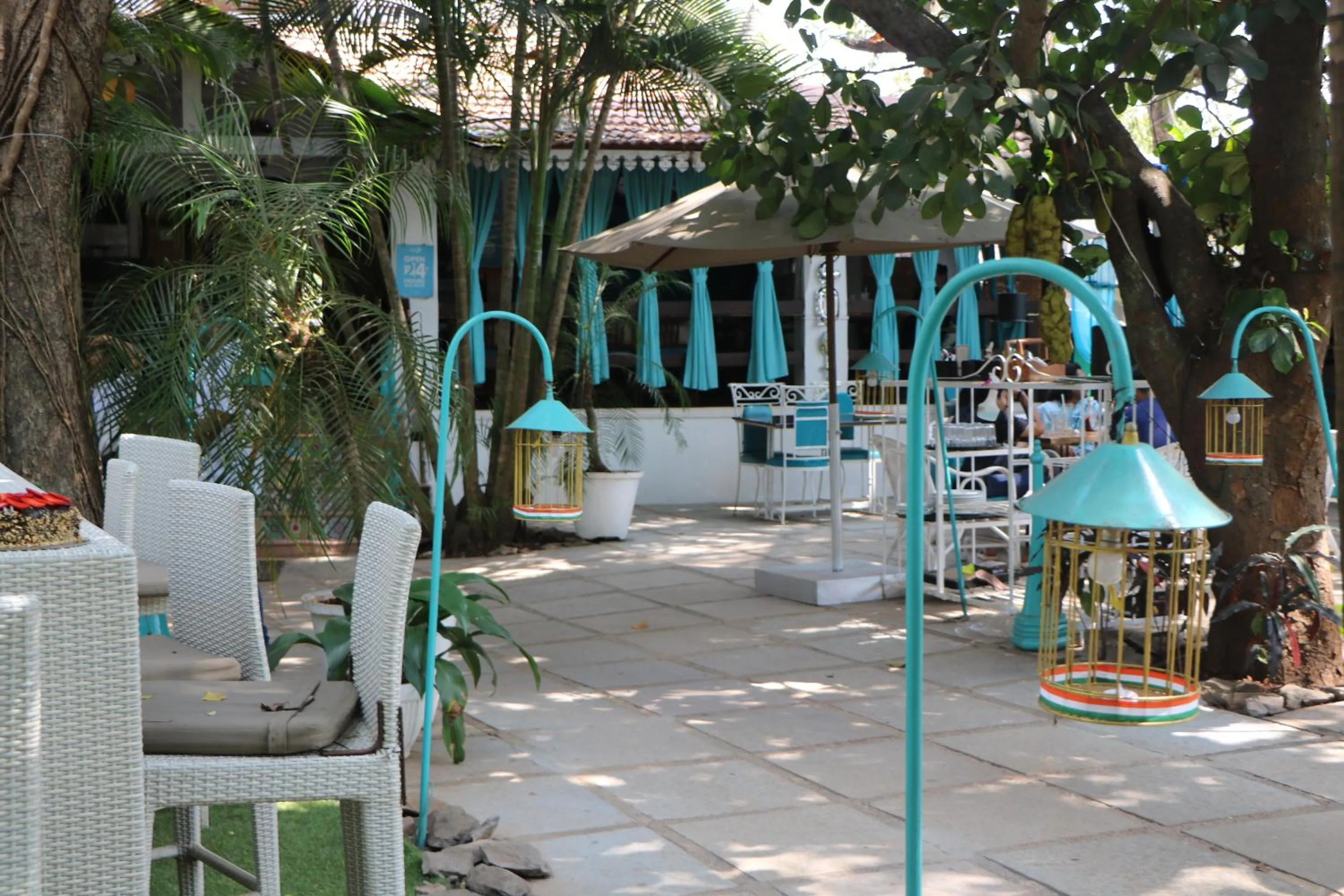 Patio in The Tamarind Hotel - A Boutique Heritage Stay, Anjuna - Goa