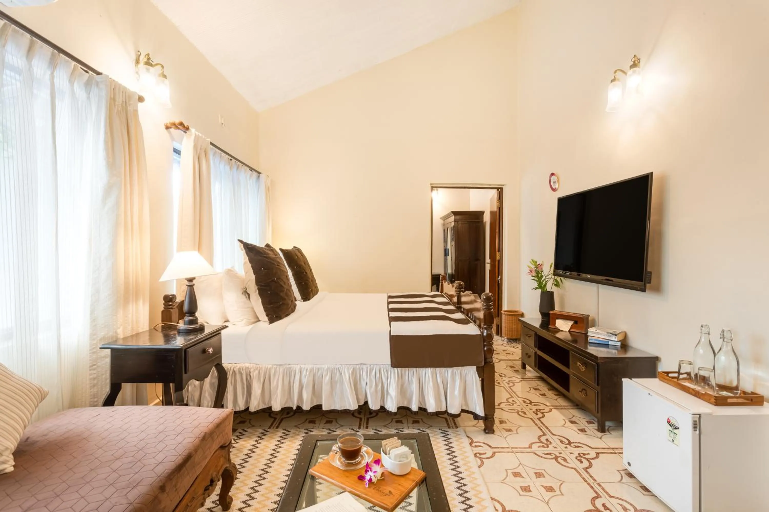 Bedroom, Bed in The Tamarind Hotel - A Boutique Heritage Stay, Anjuna - Goa