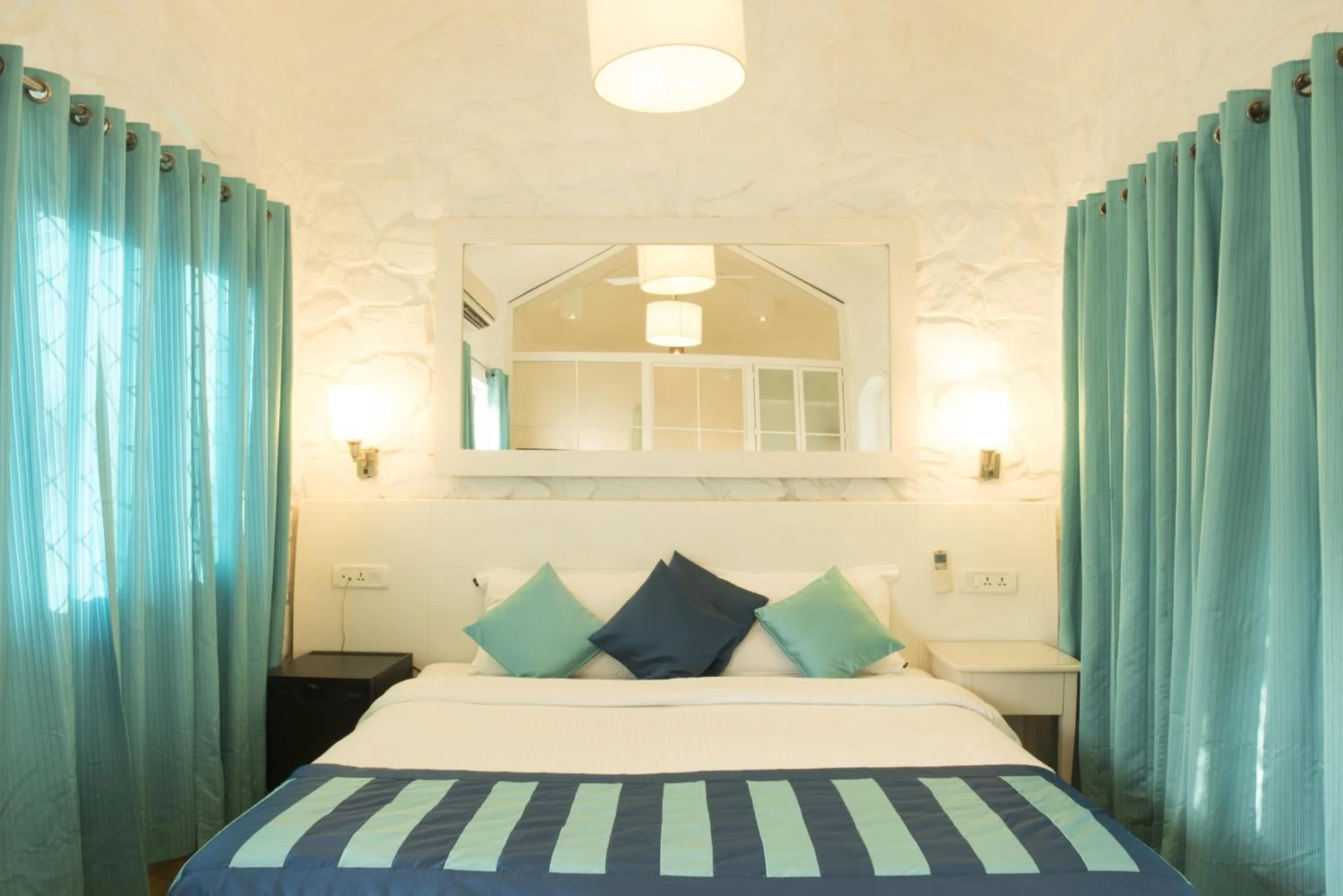 Bed in The Tamarind Hotel - A Boutique Heritage Stay, Anjuna - Goa