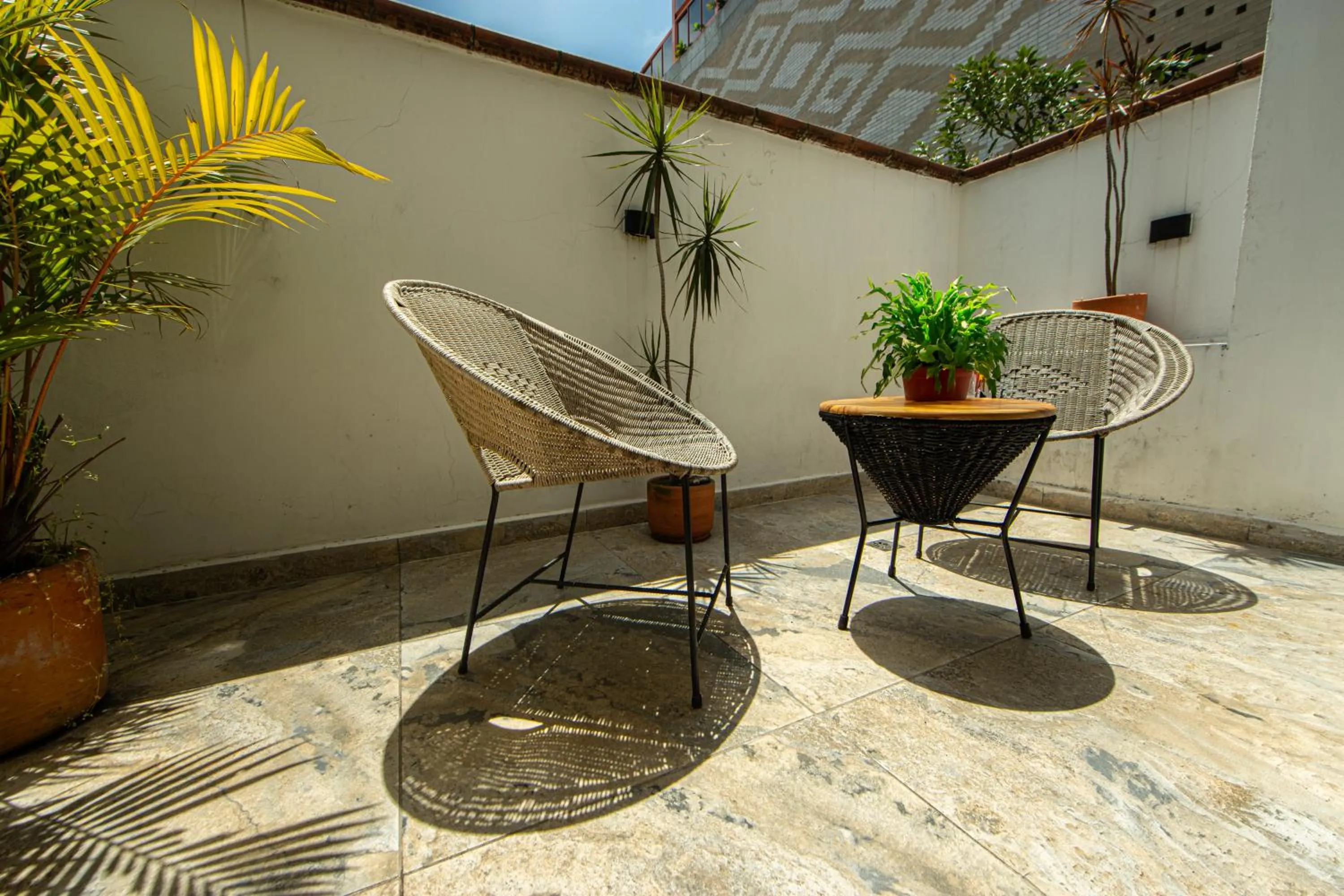 Patio in La Martina Boutique Hotel