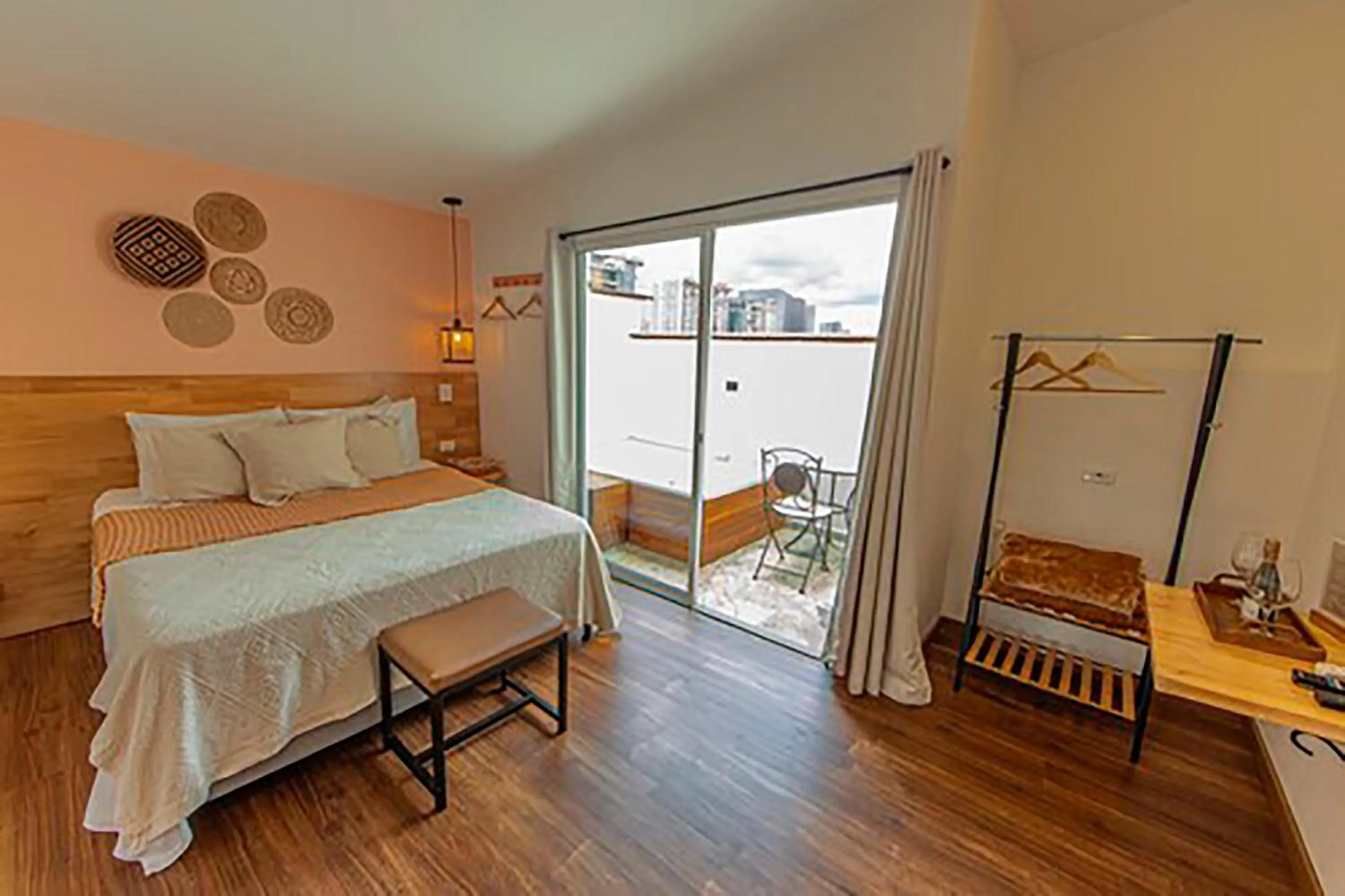 Bed in La Martina Boutique Hotel