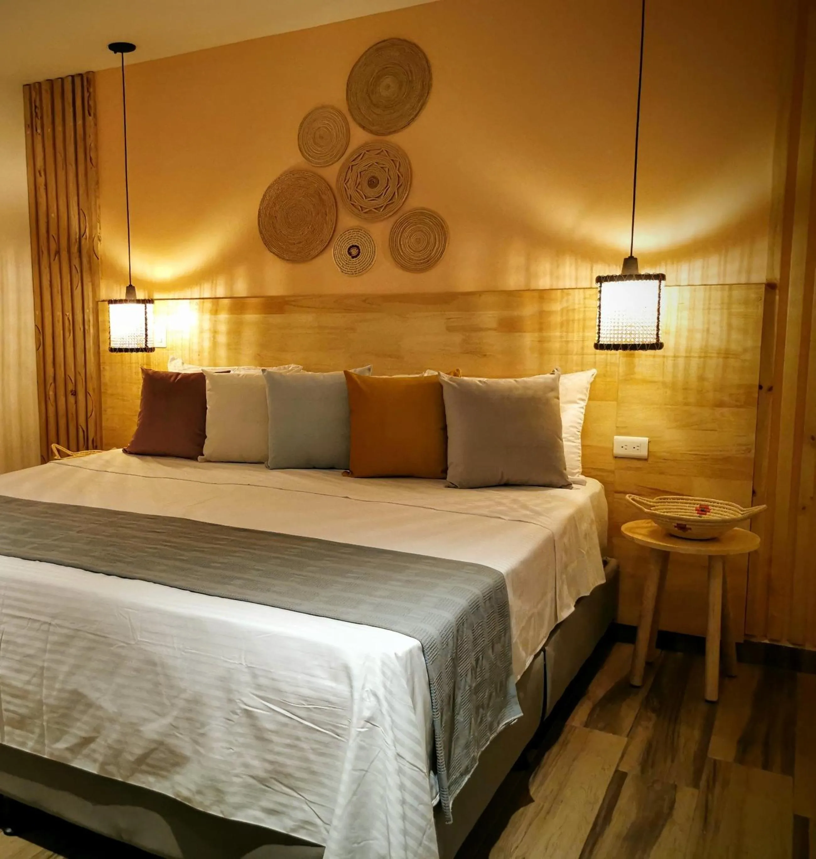 Bed in La Martina Boutique Hotel