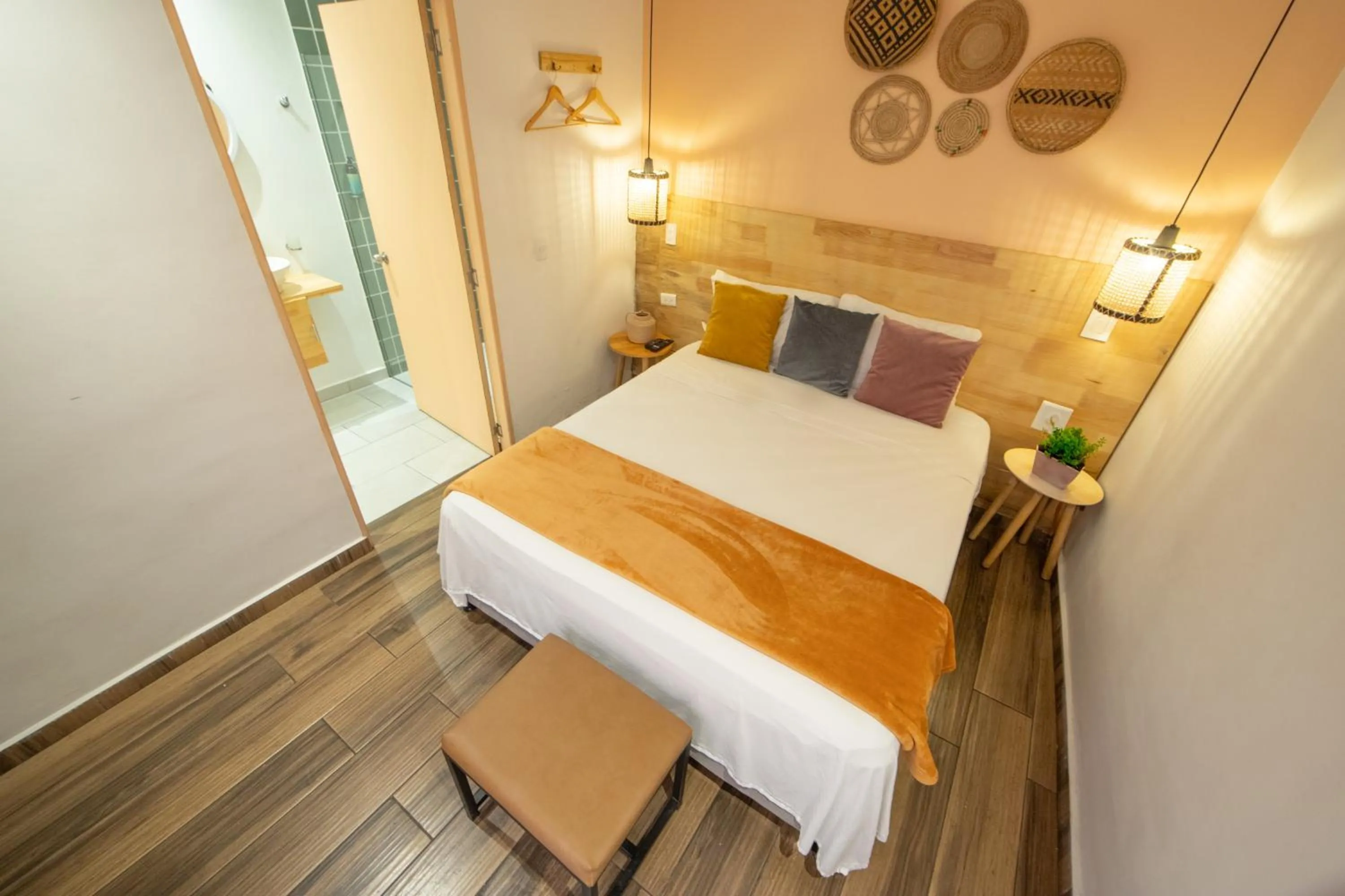 Bed in La Martina Boutique Hotel