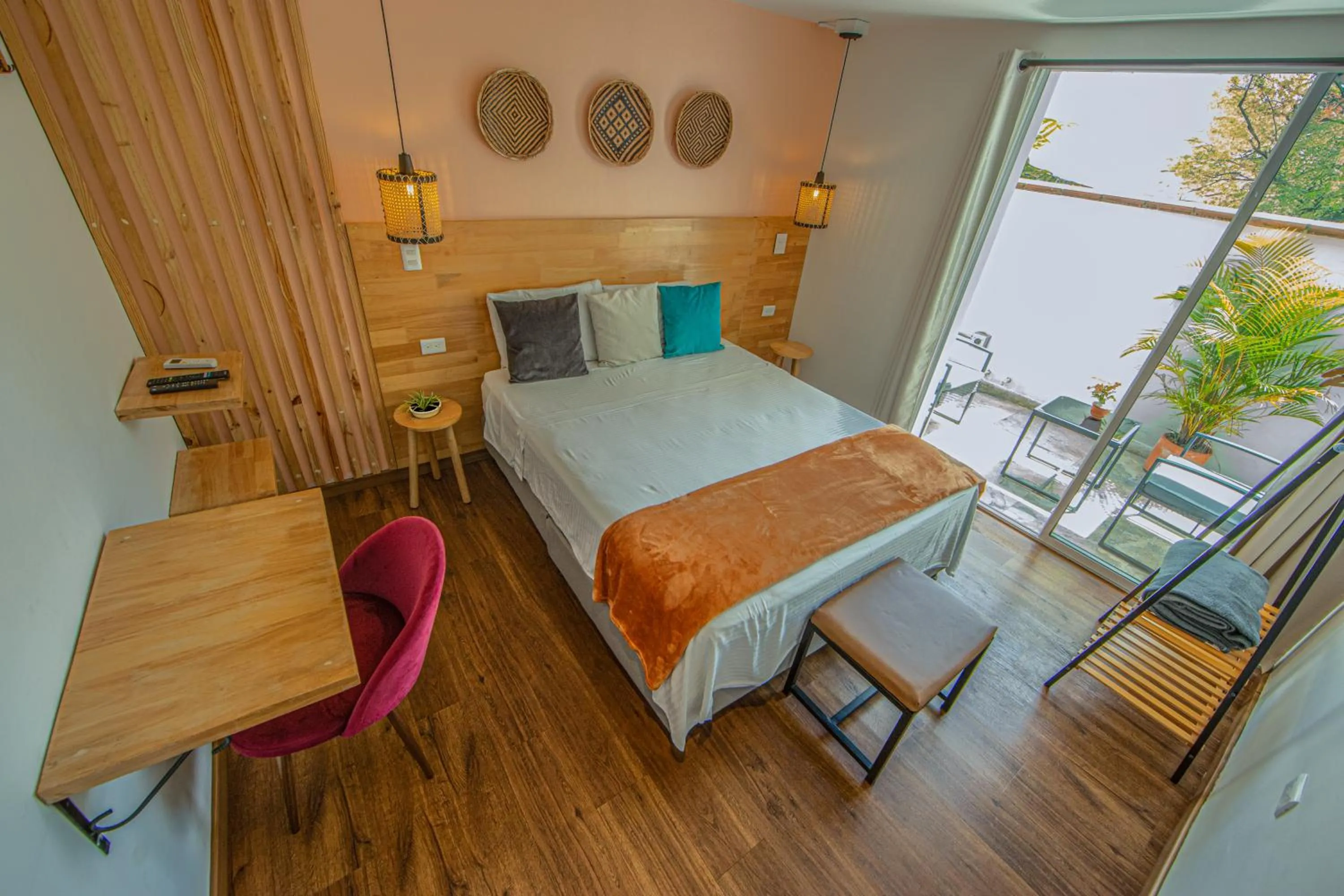 Bed in La Martina Boutique Hotel