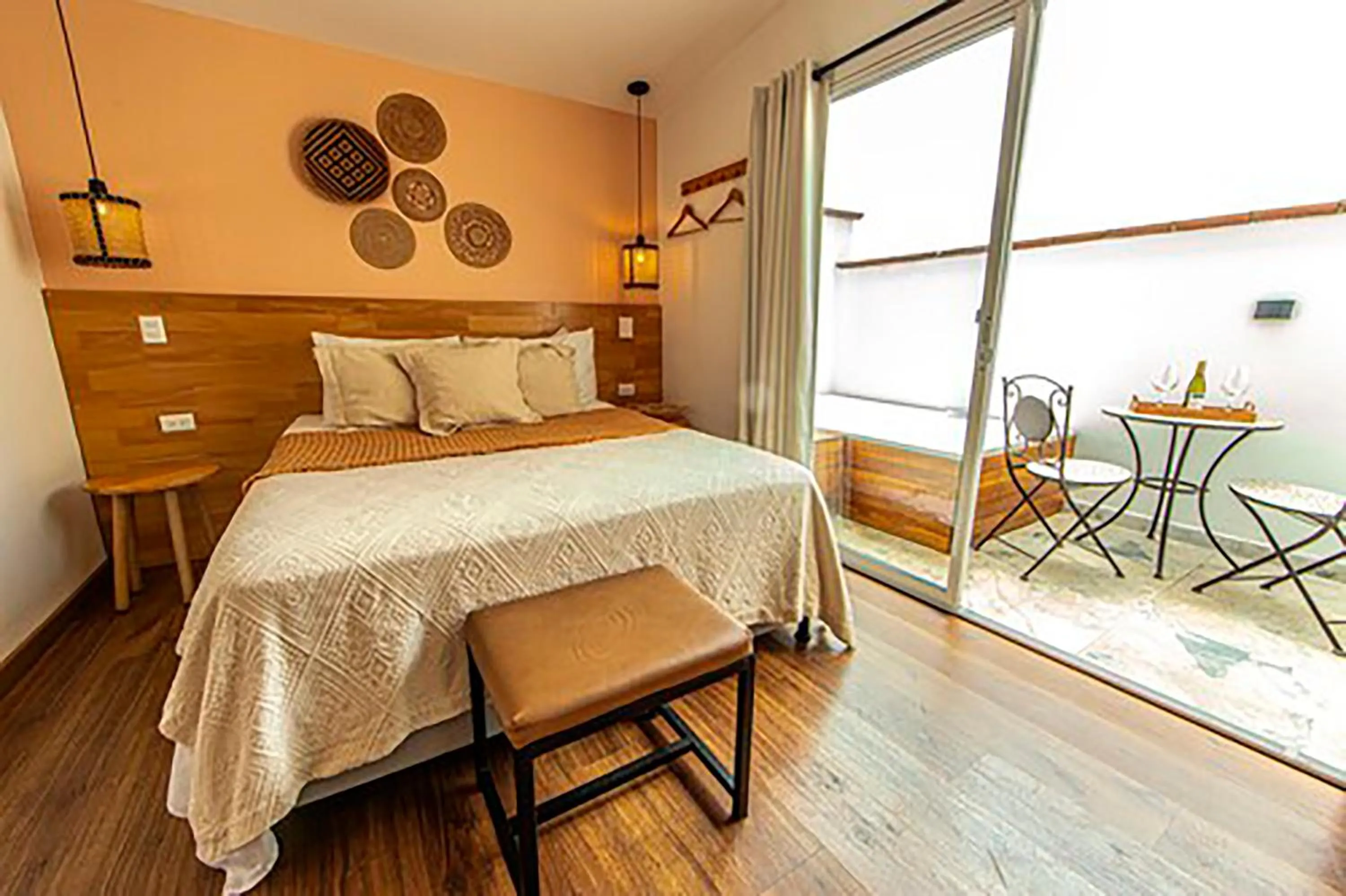 Bed in La Martina Boutique Hotel