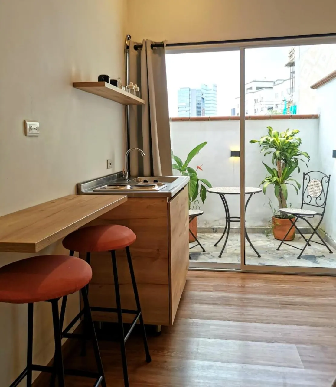 Kitchen or kitchenette in La Martina Boutique Hotel