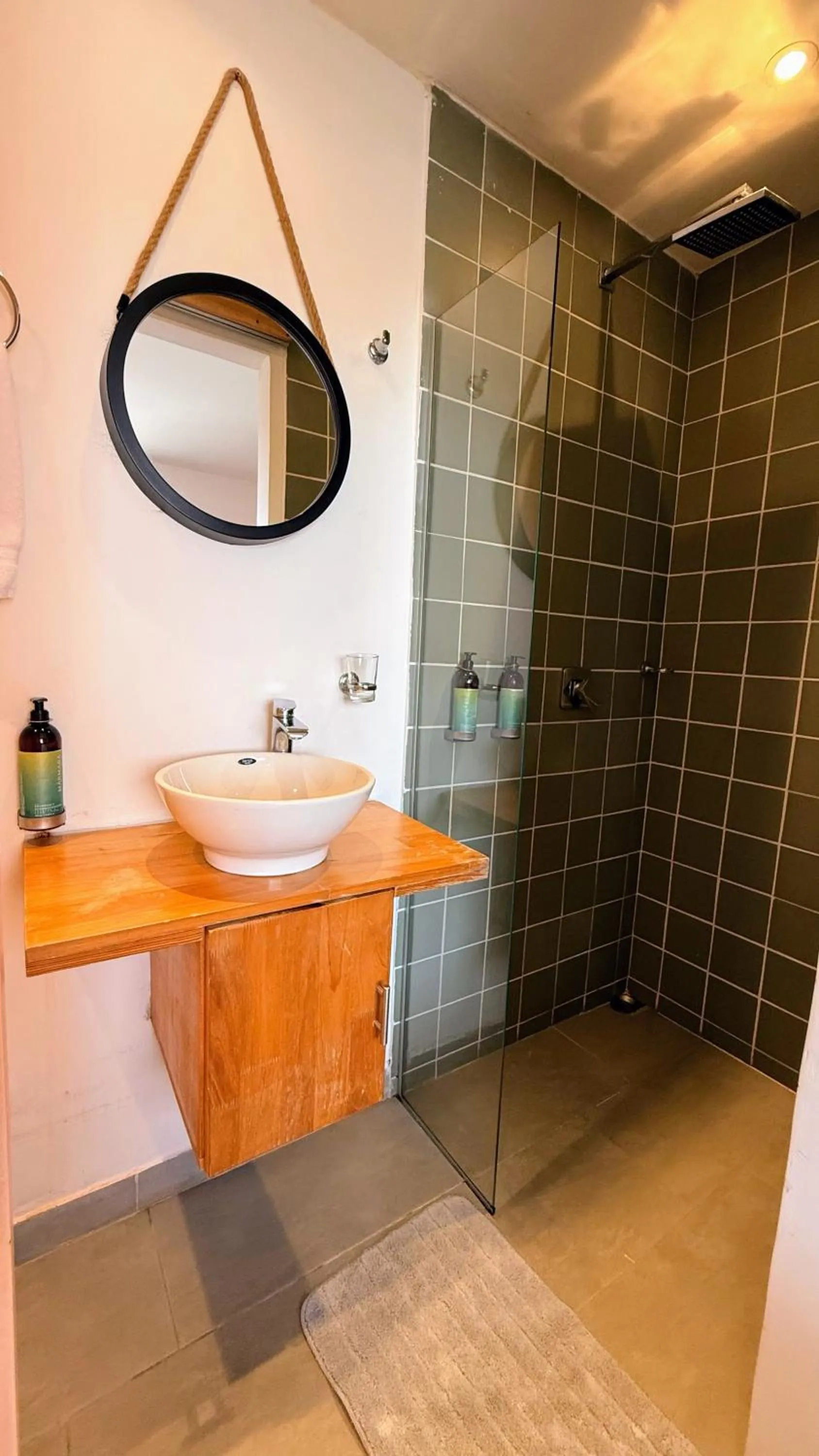 Shower in La Martina Boutique Hotel