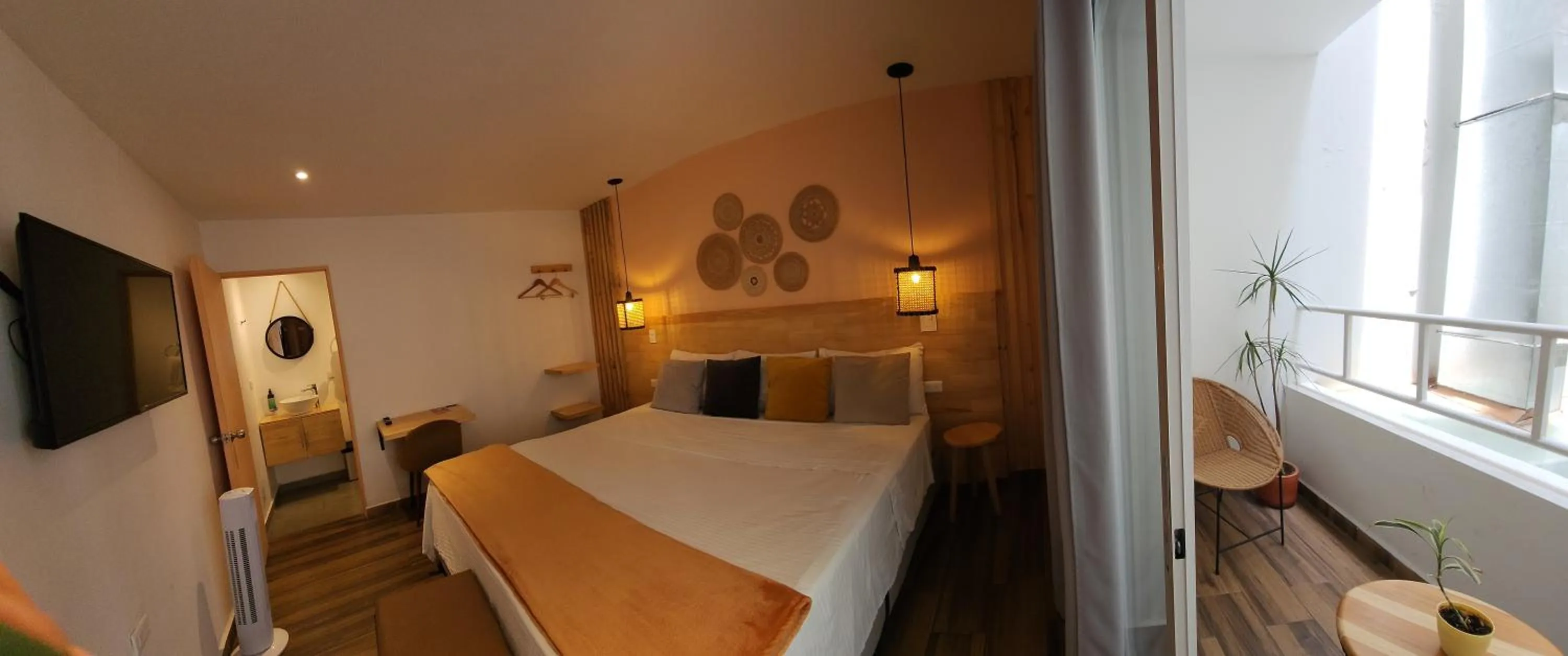 Bed in La Martina Boutique Hotel