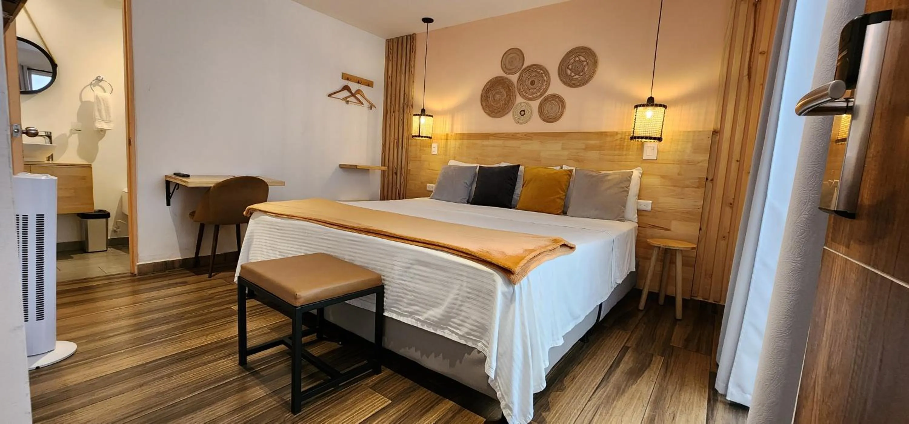 Bed in La Martina Boutique Hotel