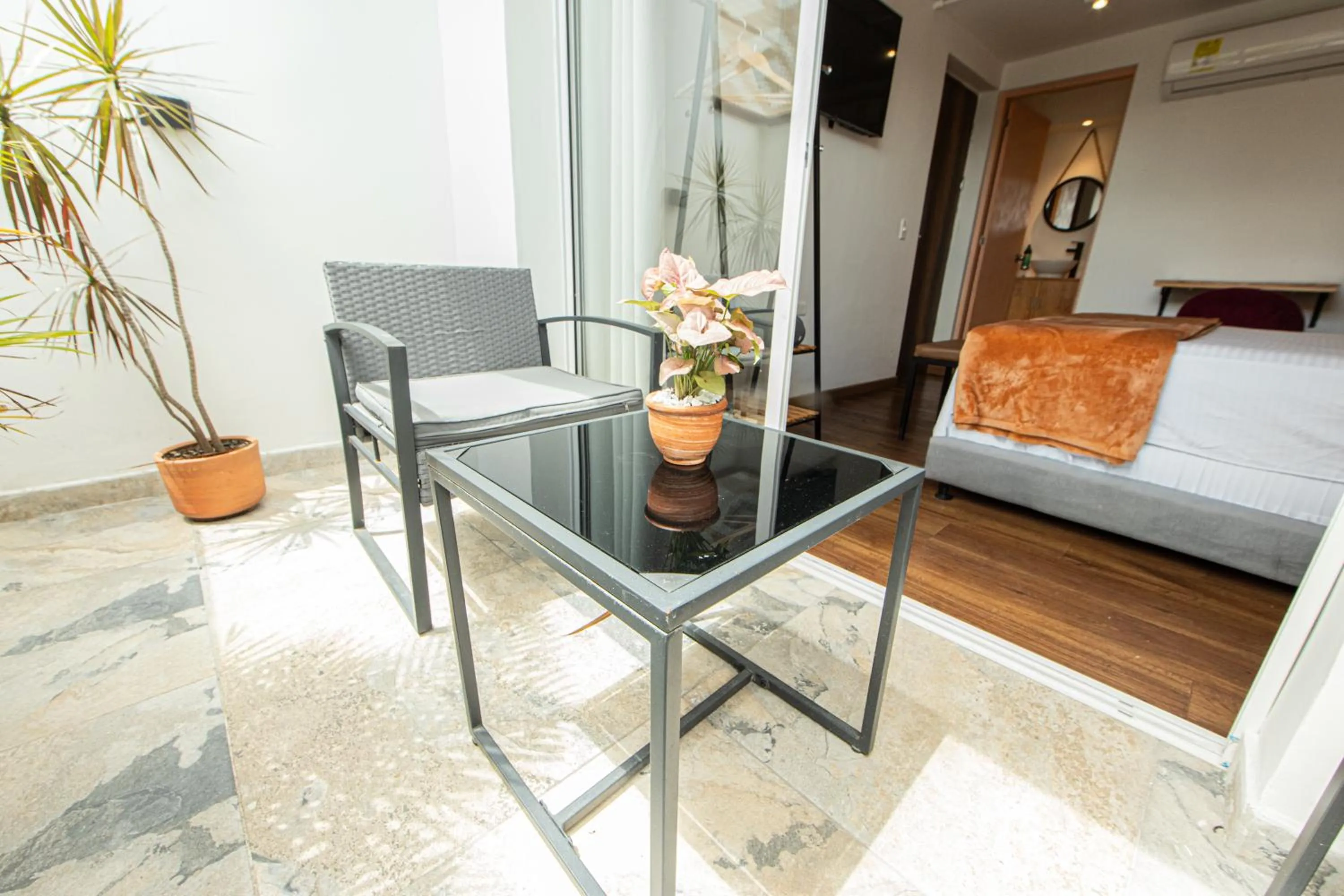 Balcony/Terrace in La Martina Boutique Hotel