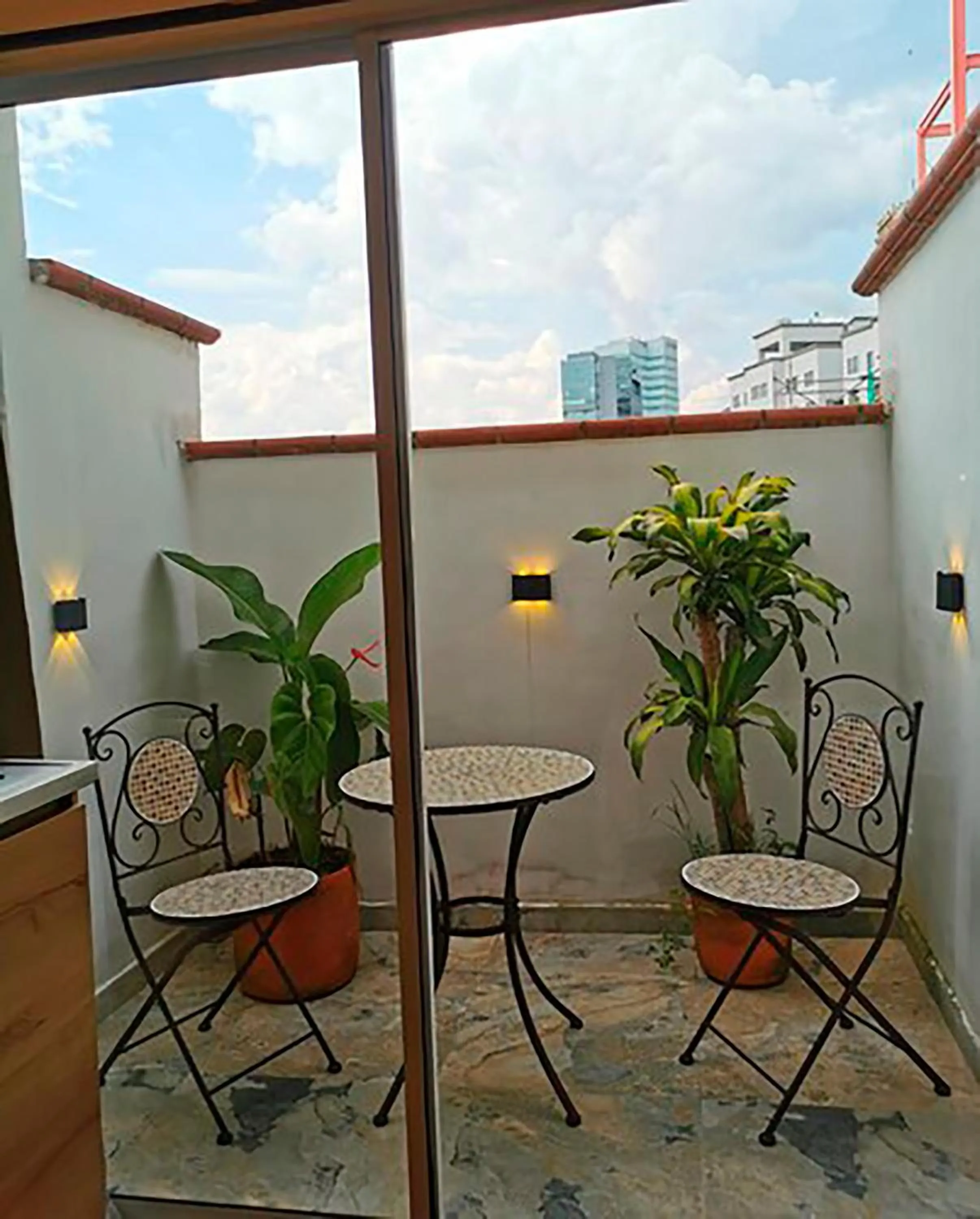 Patio in La Martina Boutique Hotel