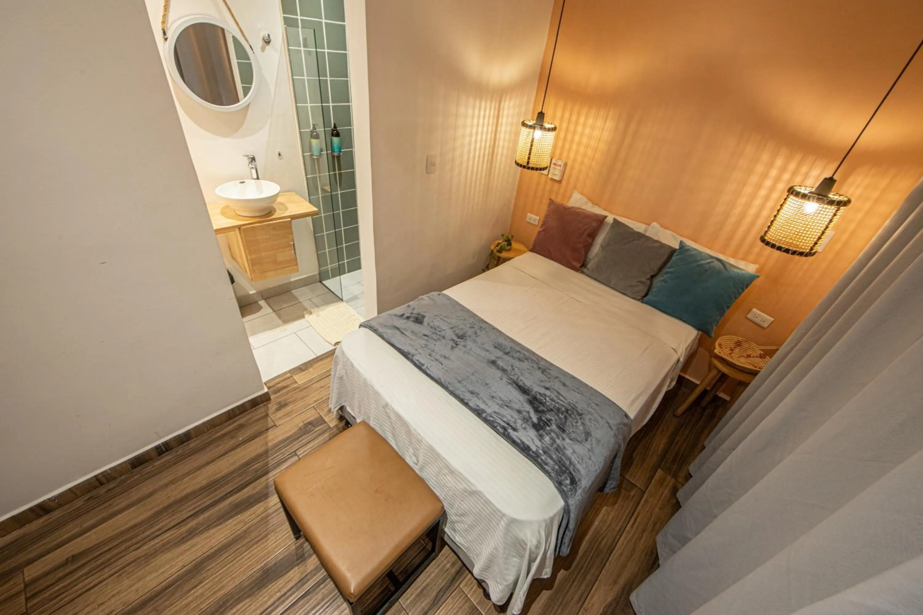 Bed in La Martina Boutique Hotel