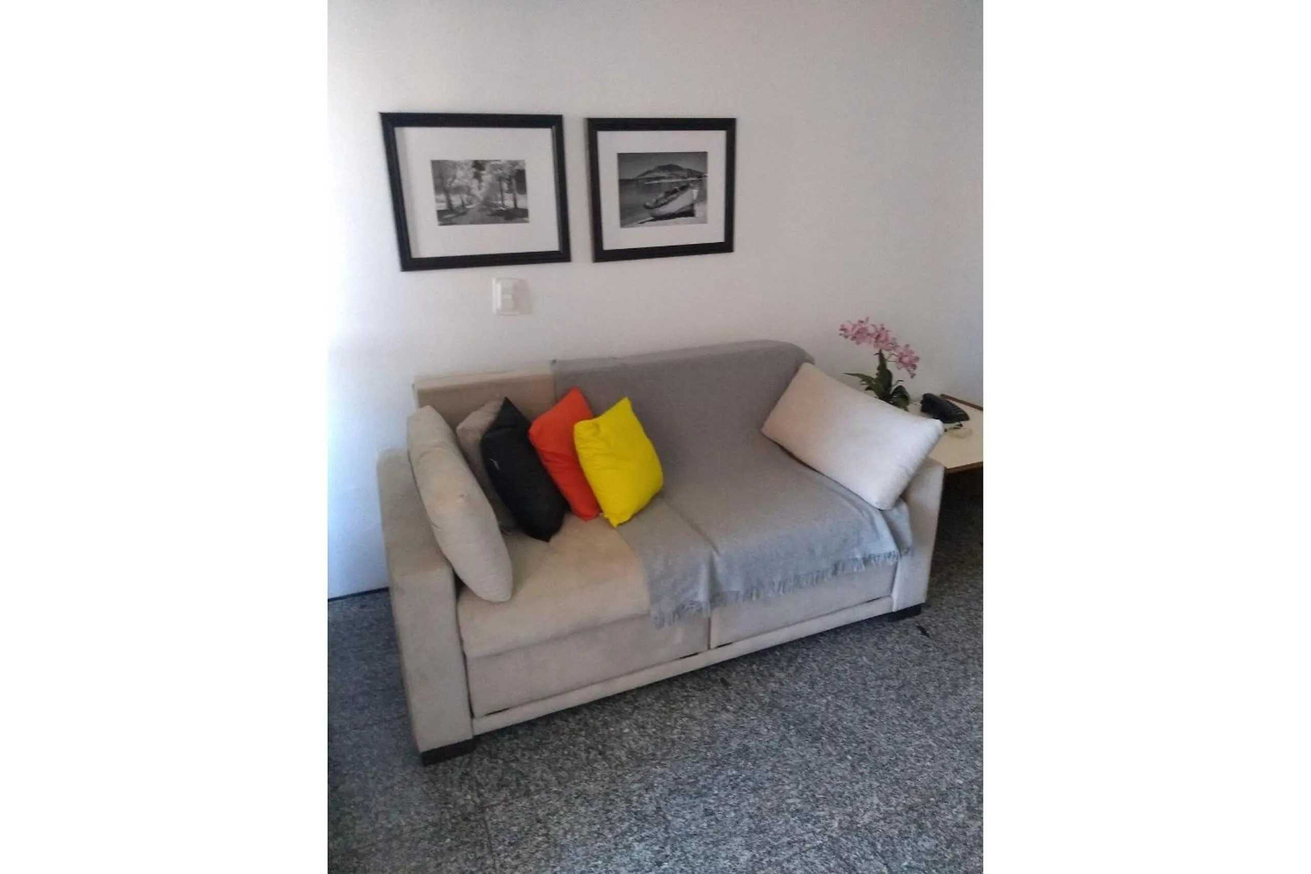 Living room in Iracema Flat 2102 Beira Mar