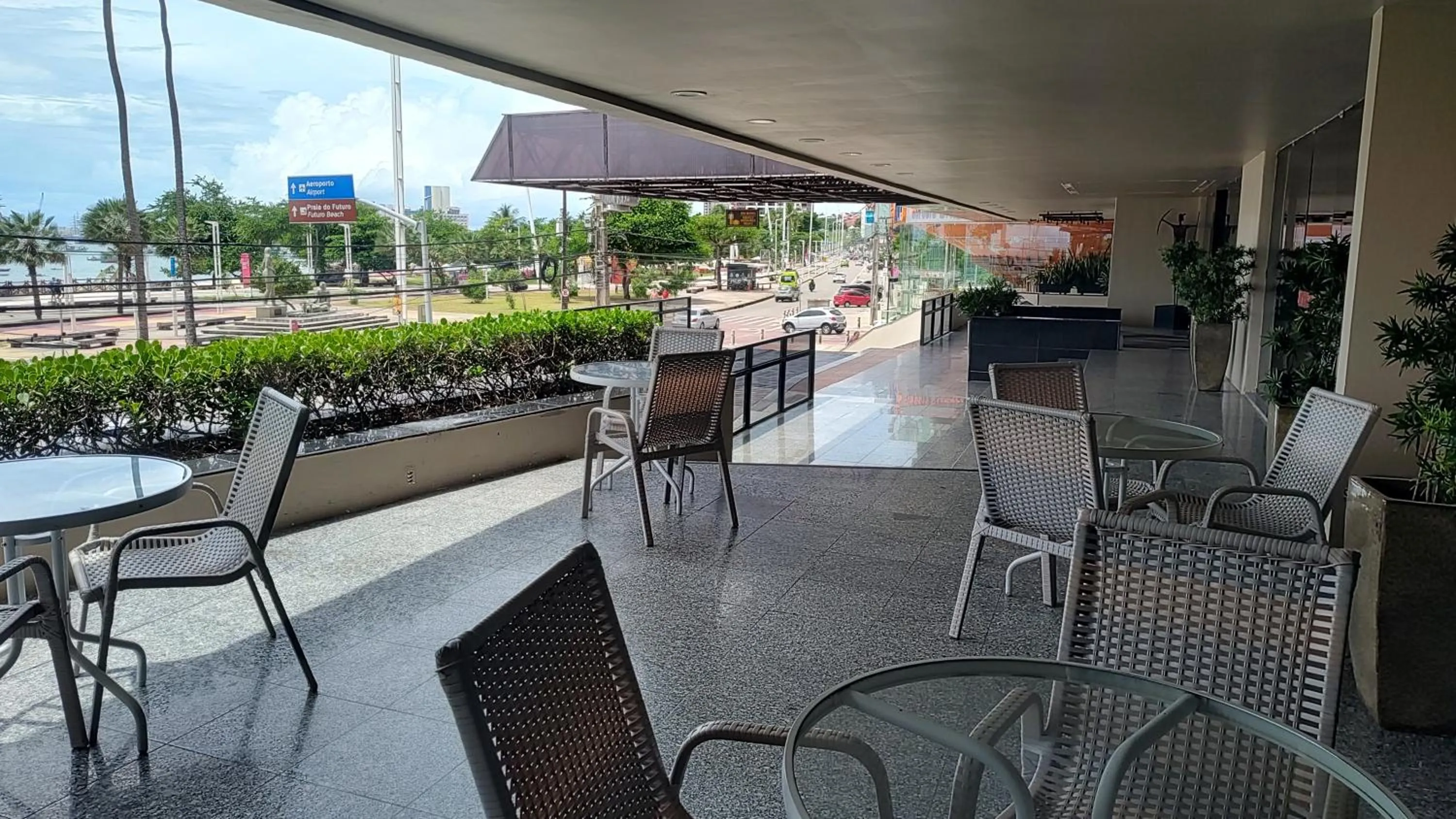 Balcony/Terrace in Iracema Flat 2102 Beira Mar