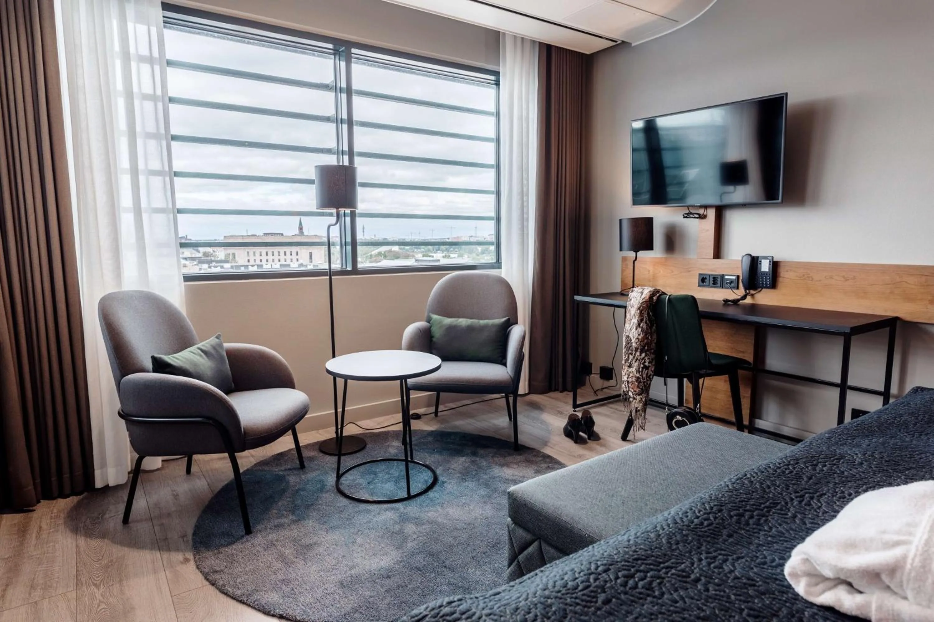 Bedroom in Scandic Simonkenttä