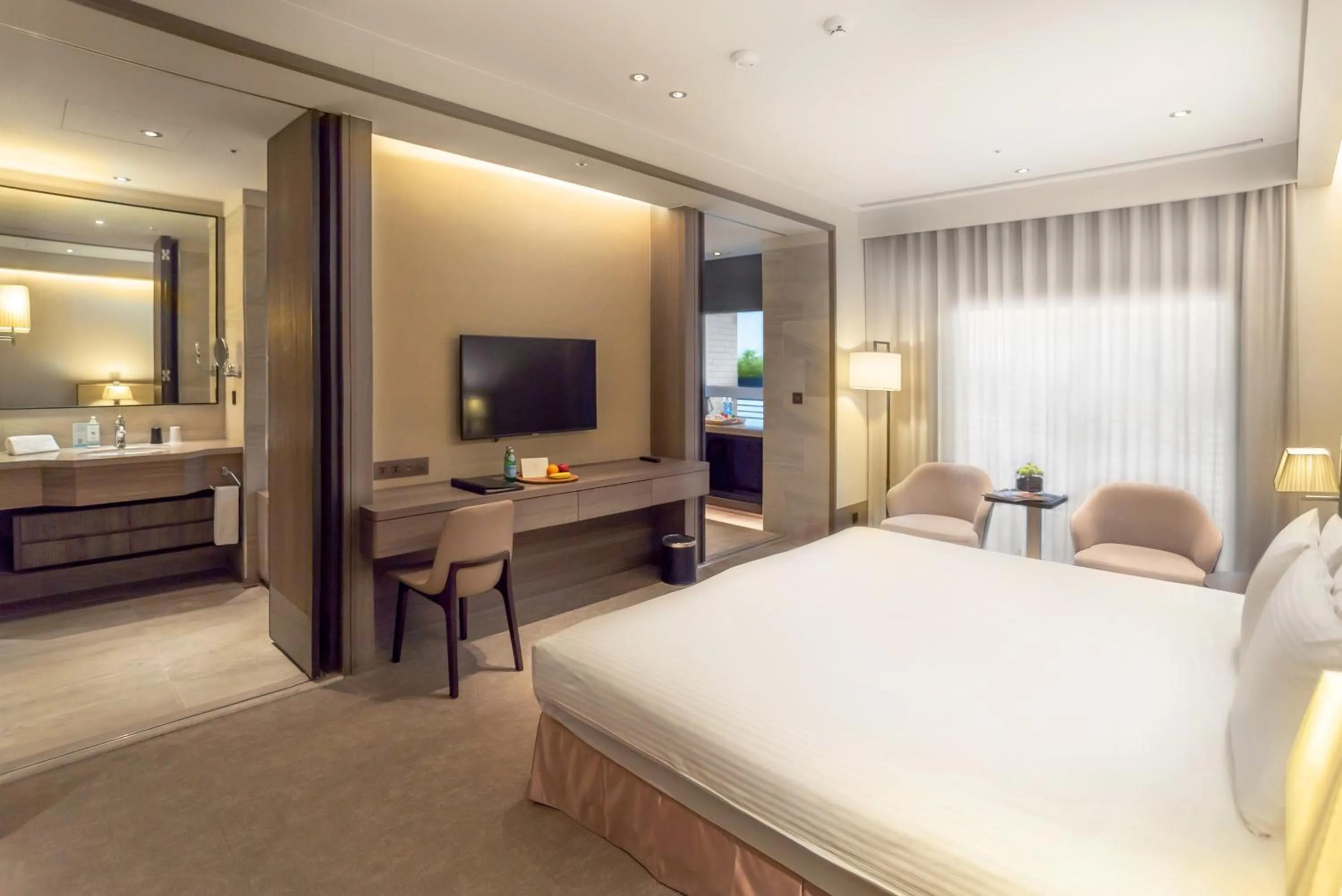 Bed in HUAN Serviced Residence