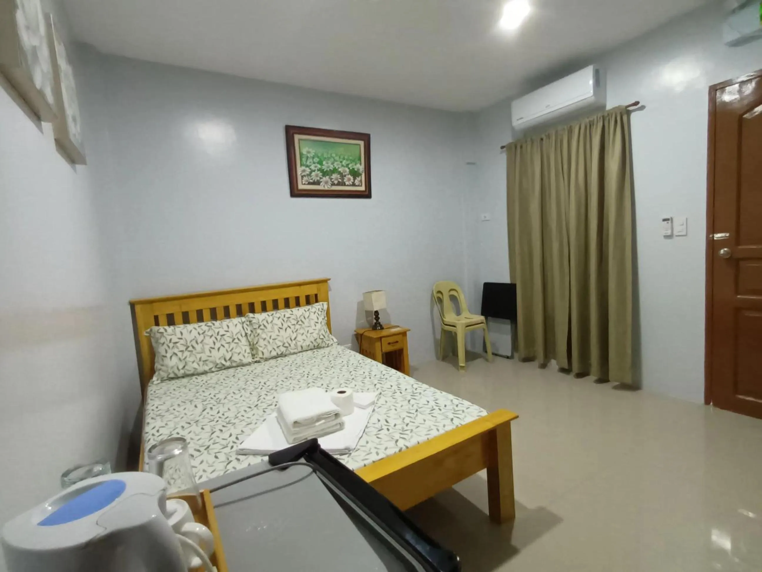 Bed in Grae’s Apartelle