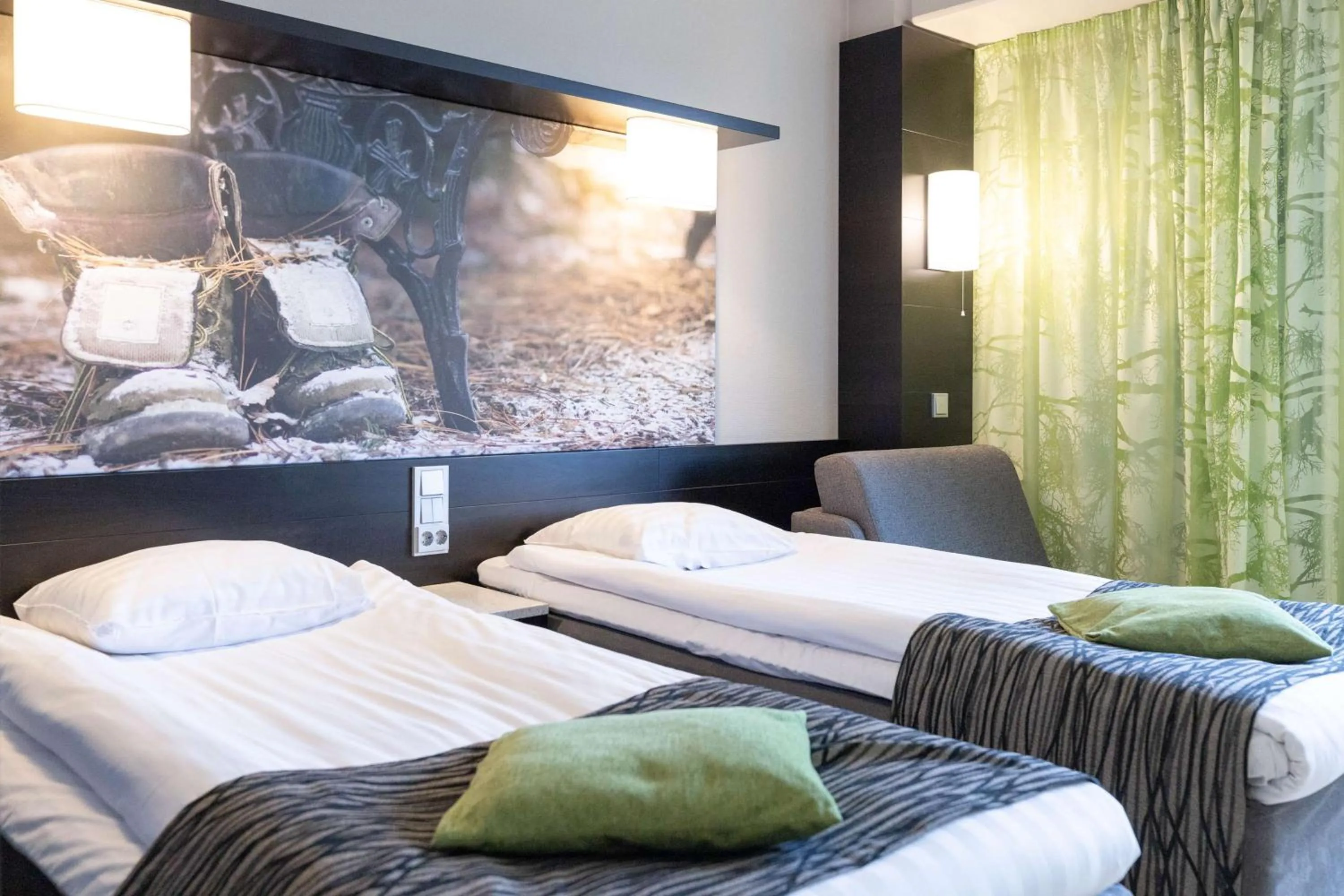 Bedroom, Bed in Scandic Tampere Hämeenpuisto