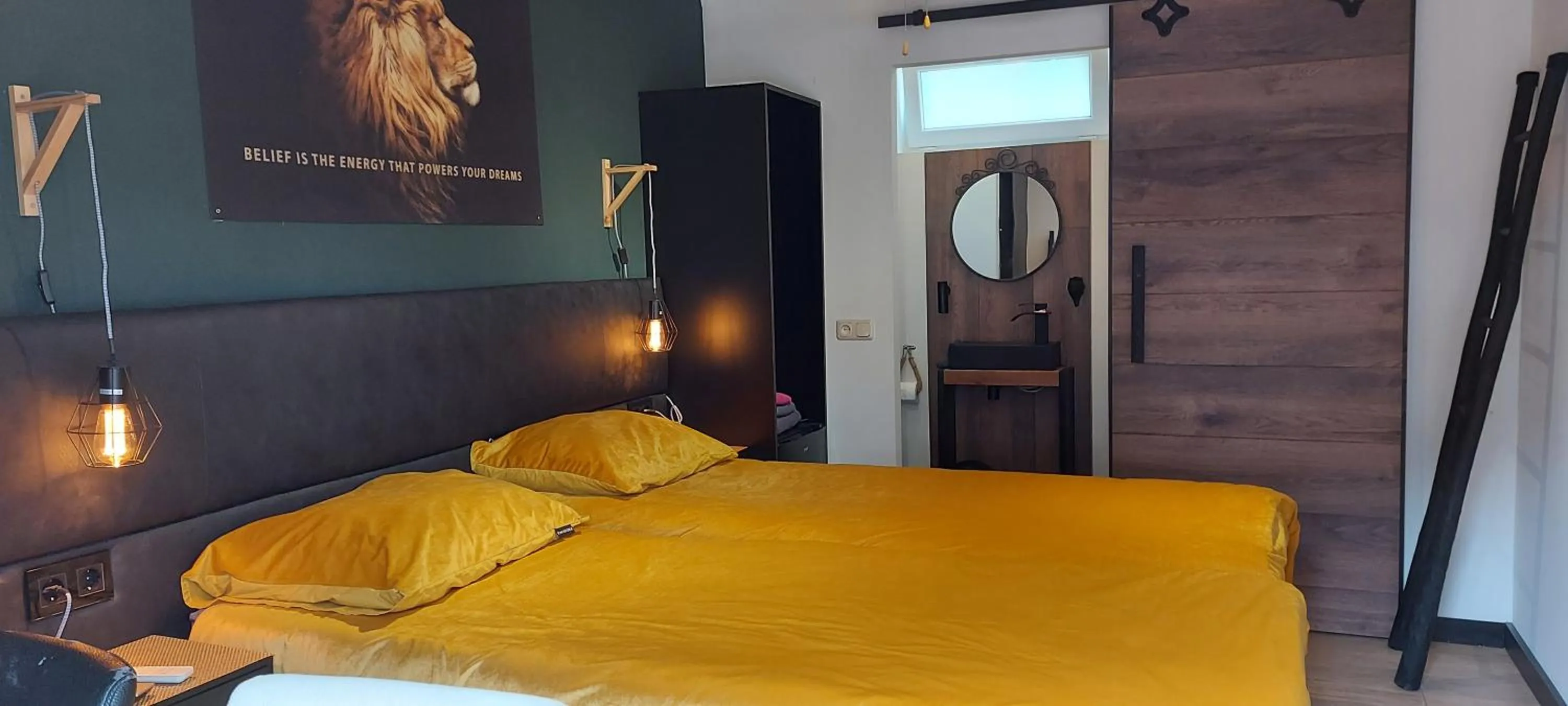 Bed in B&B de Droomgaard