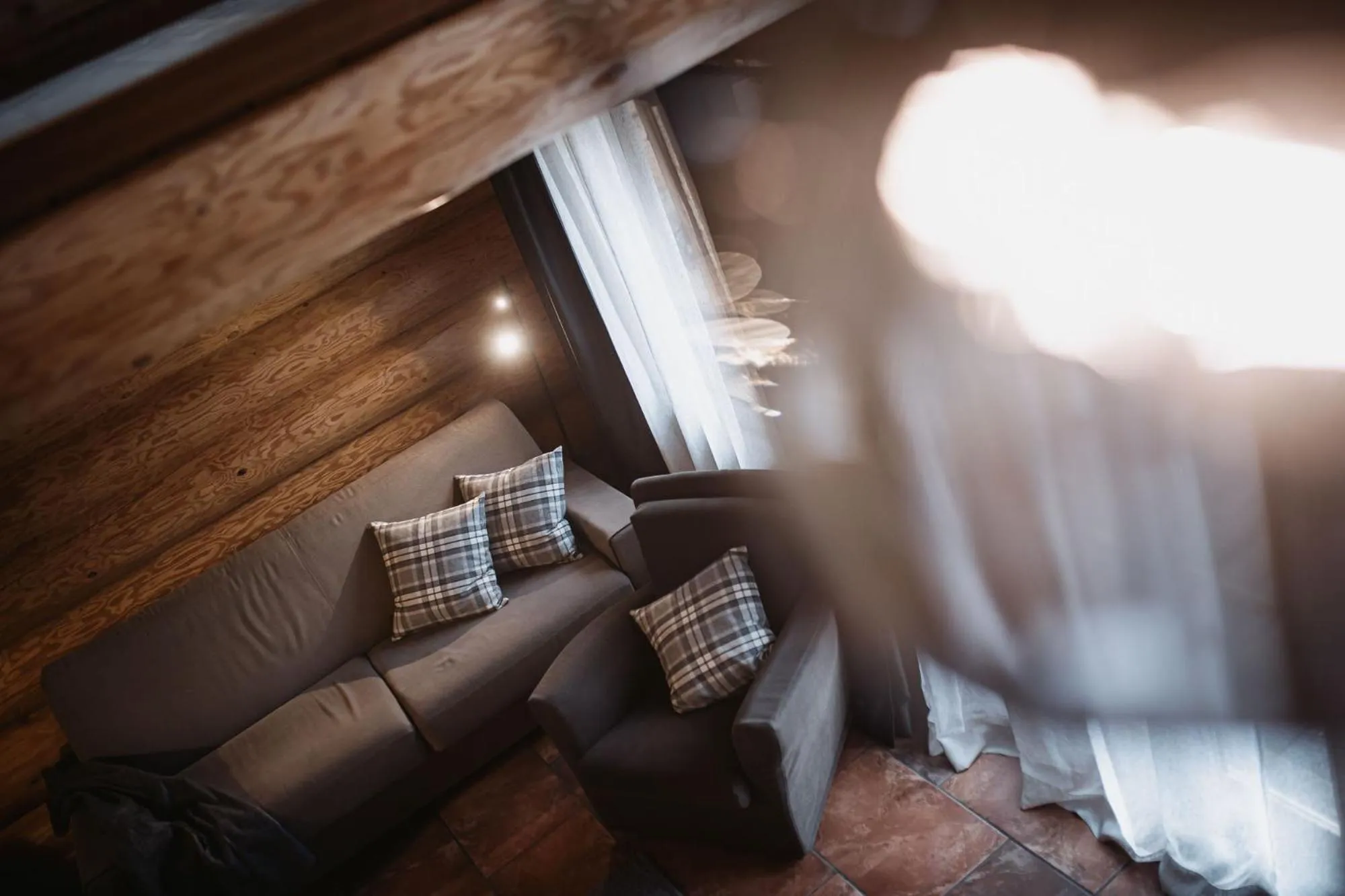 Seating area in Nancy's Holiday Homes Dolomites