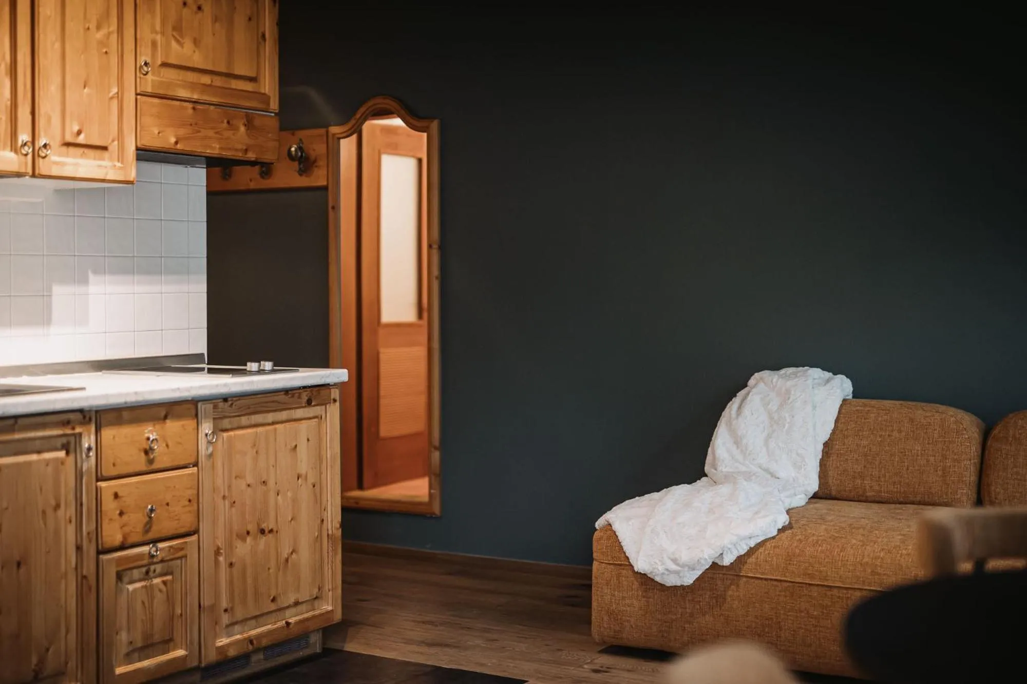 Kitchen or kitchenette in Nancy's Holiday Homes Dolomites