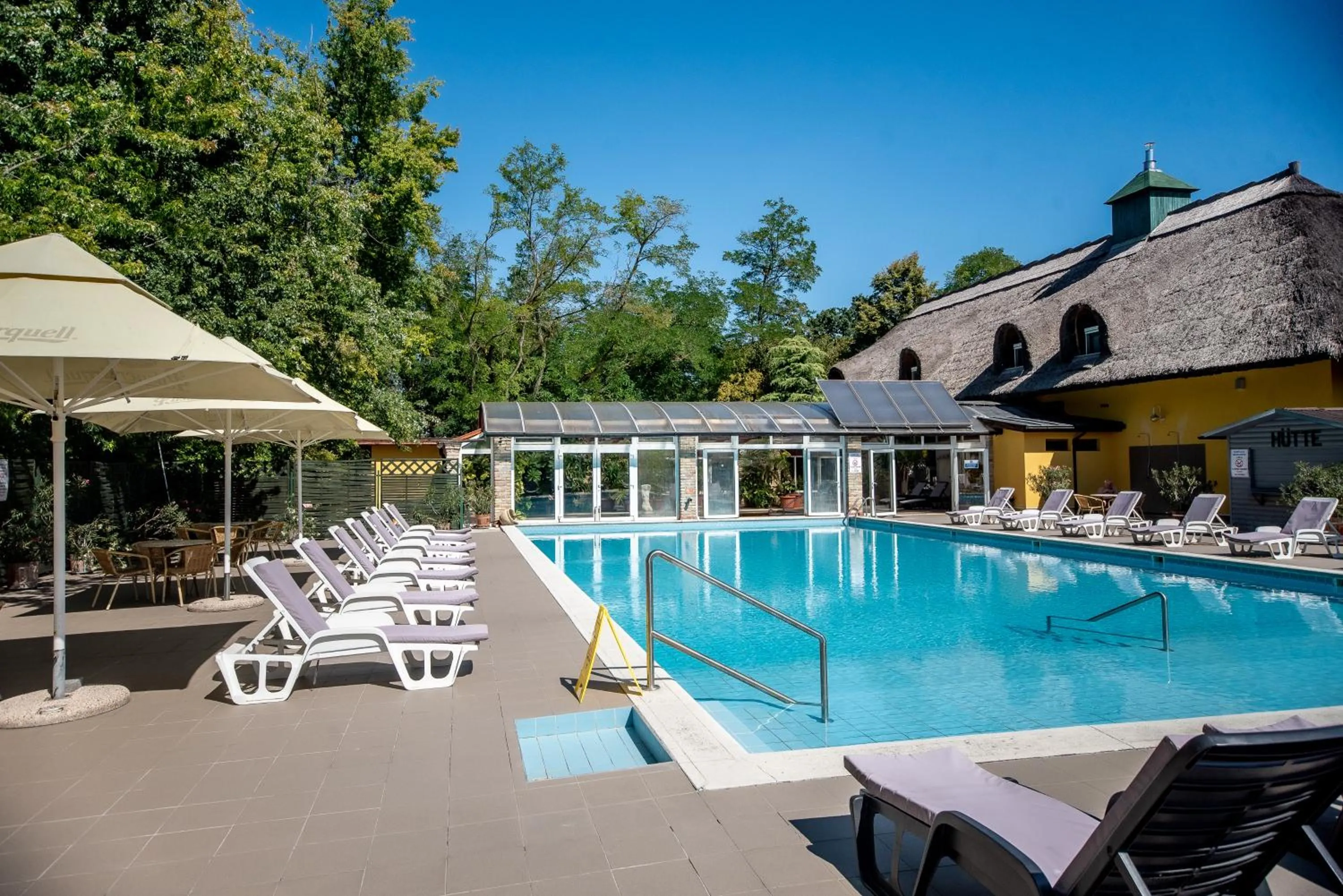 Balcony/Terrace in Nyerges Hotel Termál Superior