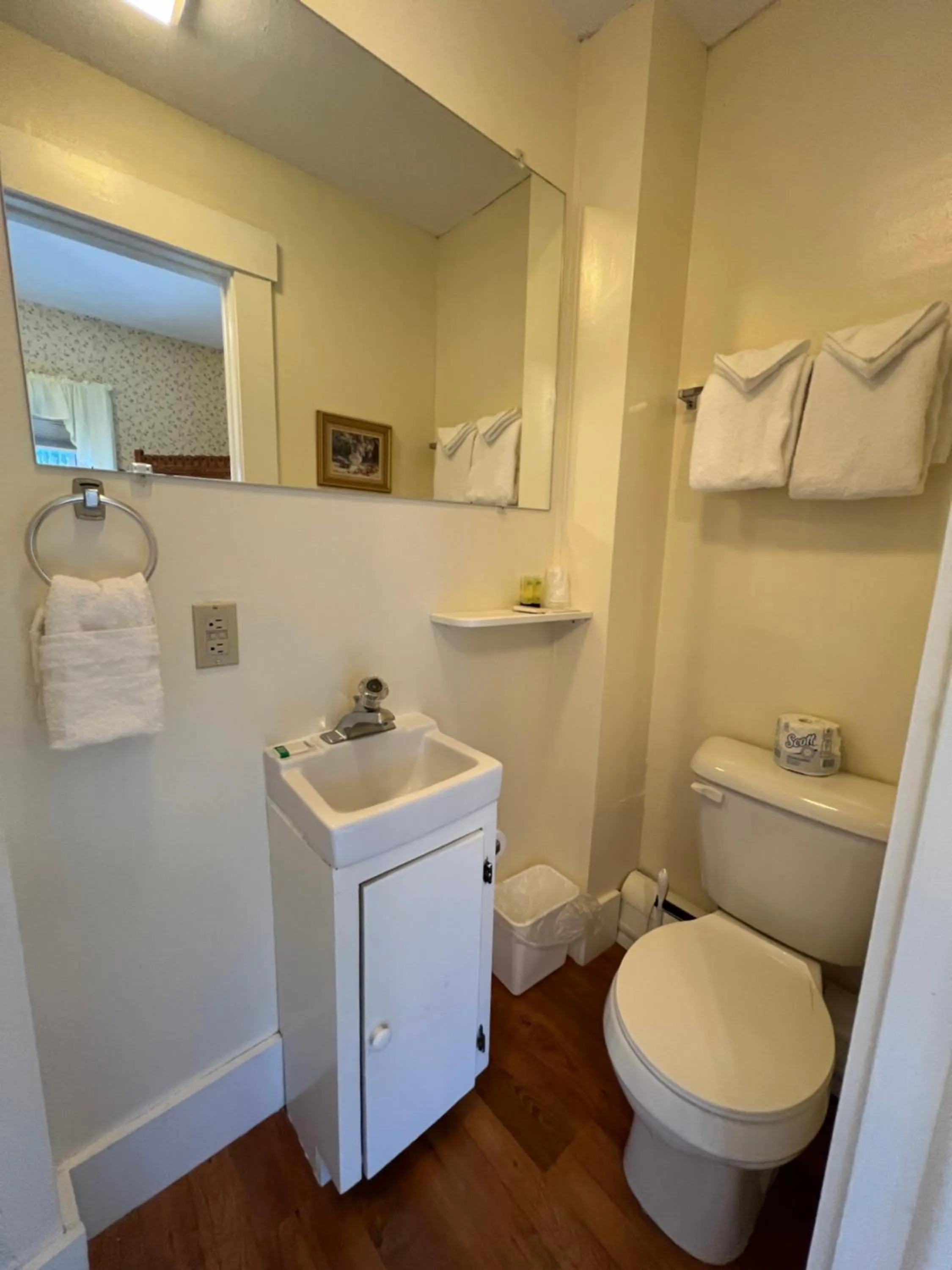 Toilet in Echo Lake Inn