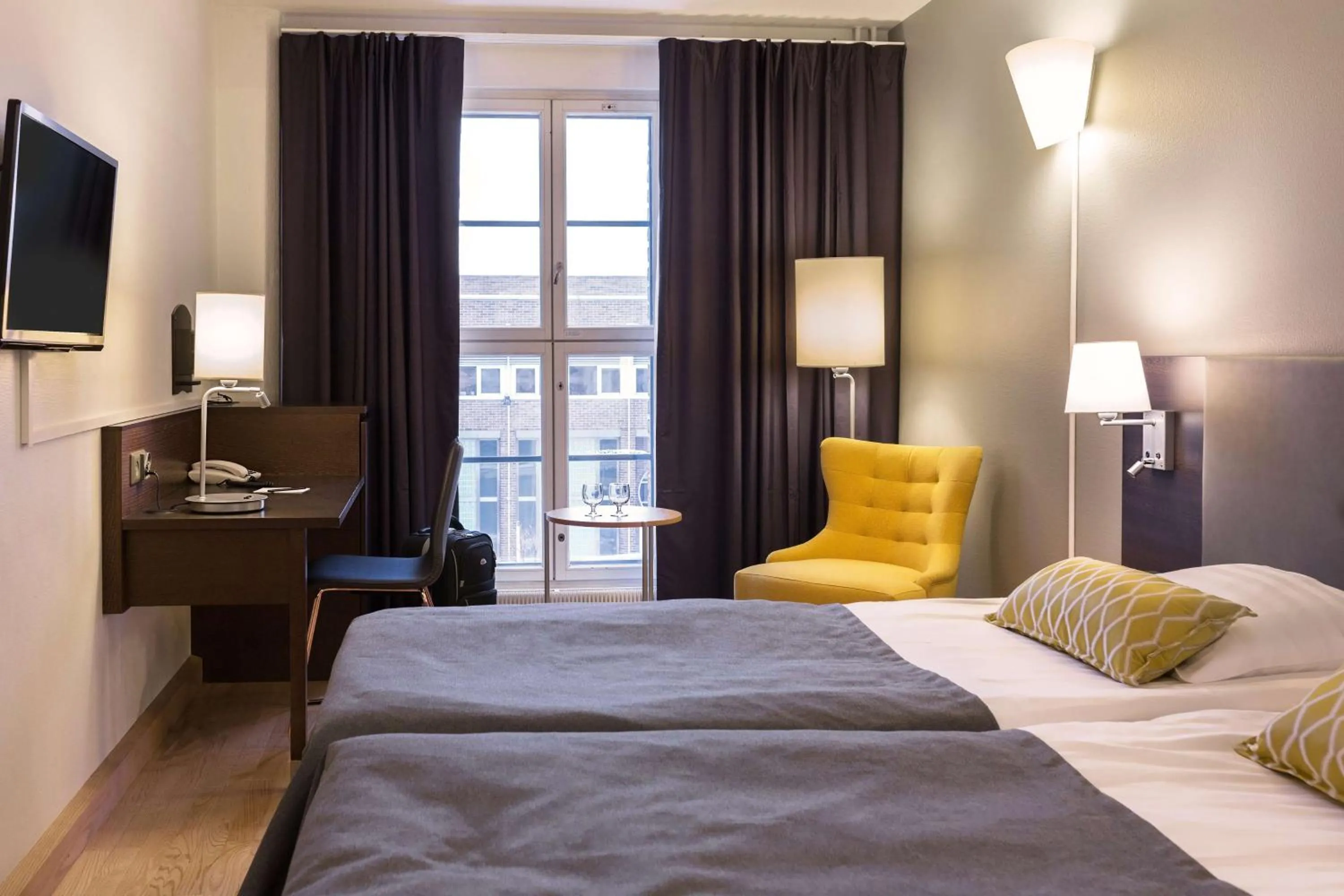 Bedroom, Bed in Scandic Grand Marina