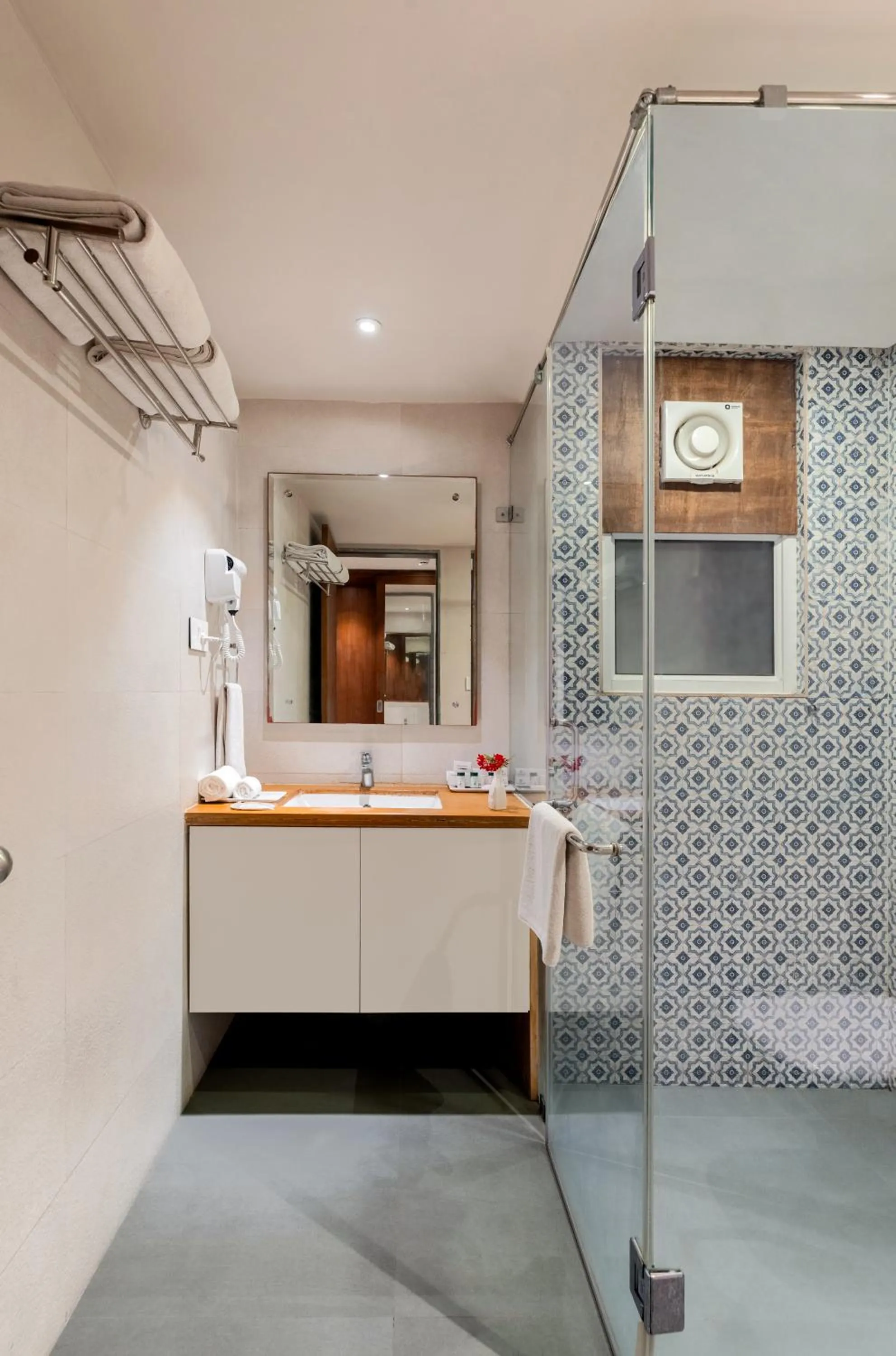 Bathroom in The Ramvilas - A Rooftop Pichola Lake View Hotel