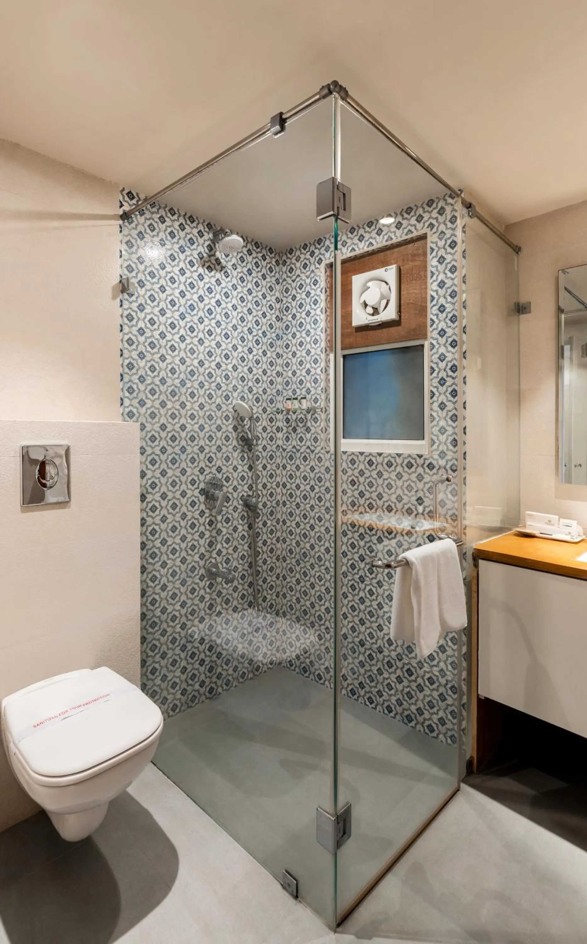 Bathroom in The Ramvilas - A Rooftop Pichola Lake View Hotel