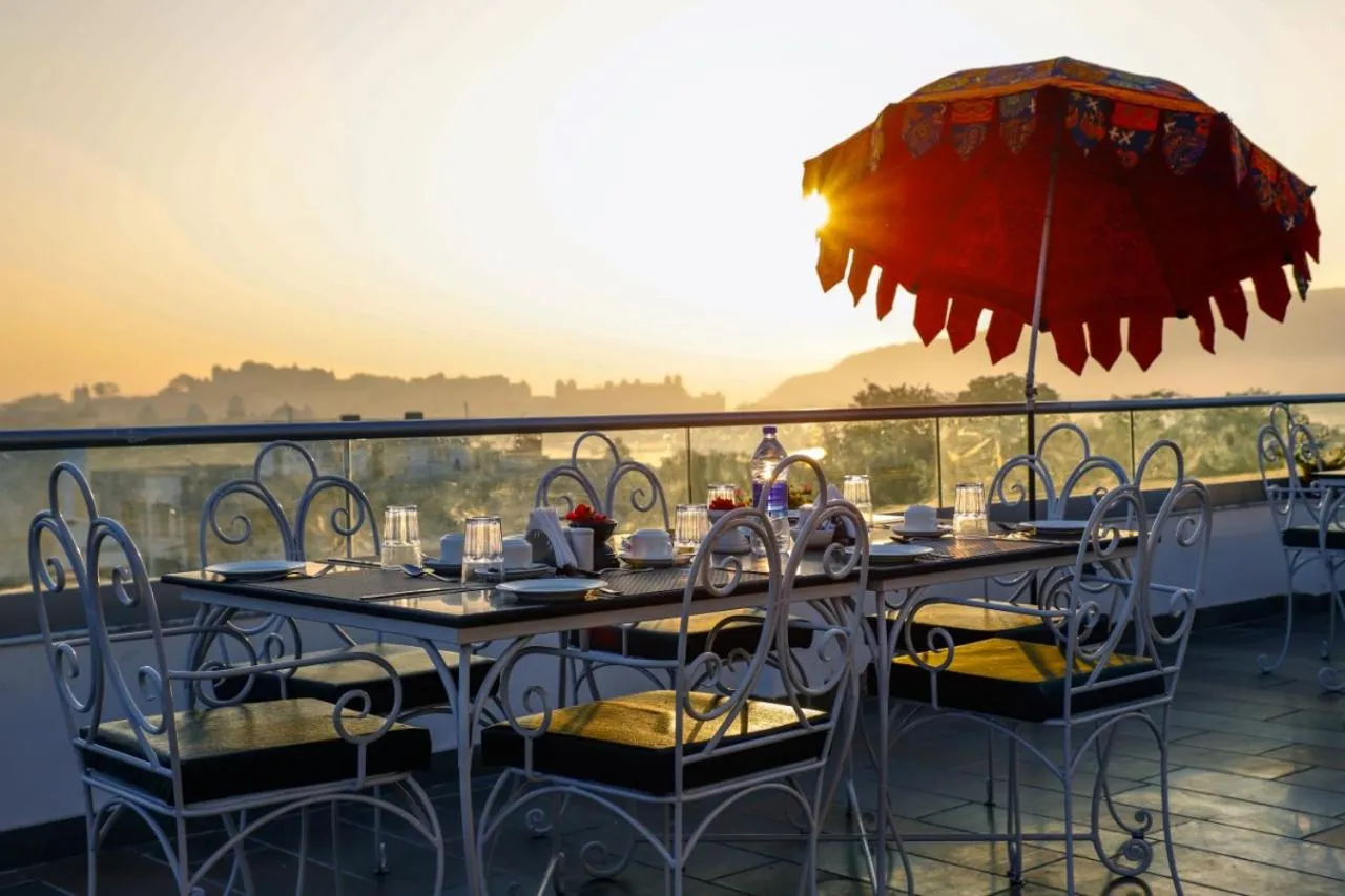 Restaurant/places to eat in The Ramvilas - A Rooftop Pichola Lake View Hotel