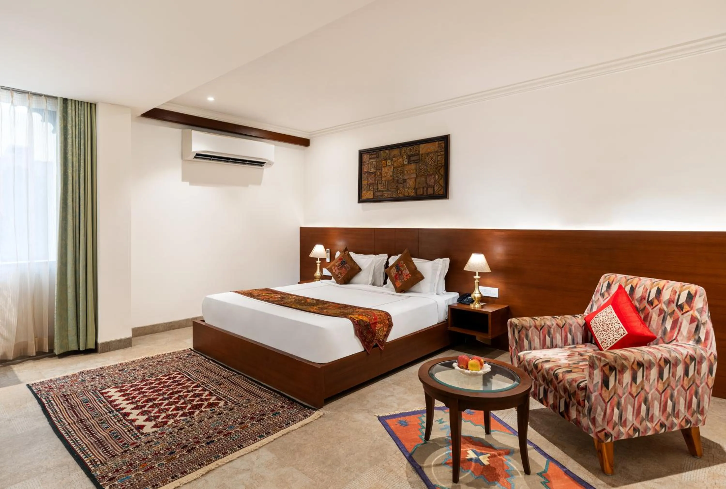 Bedroom, Bed in The Ramvilas - A Rooftop Pichola Lake View Hotel